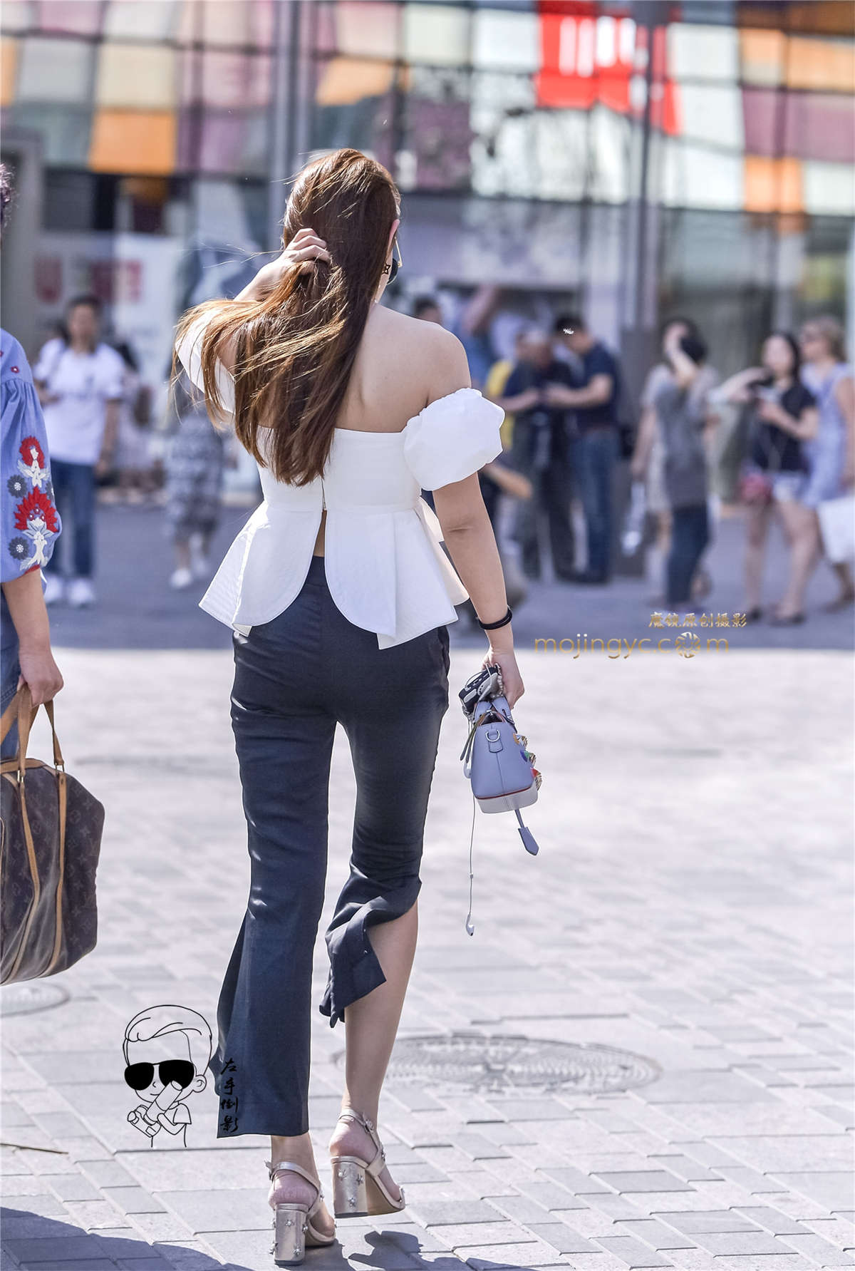 图片[2]-漂亮的裸肩背美女{2017-5-28-12P}-日更街拍