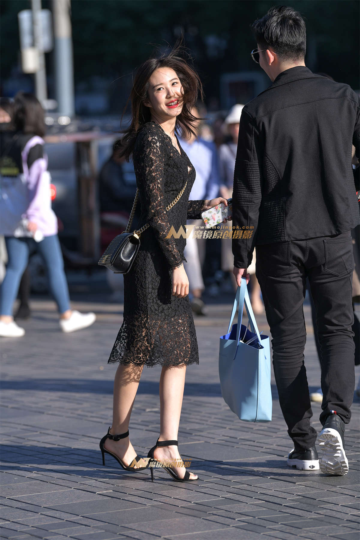 【红石赛帖】镂空长裙性感漂亮少妇-日更街拍