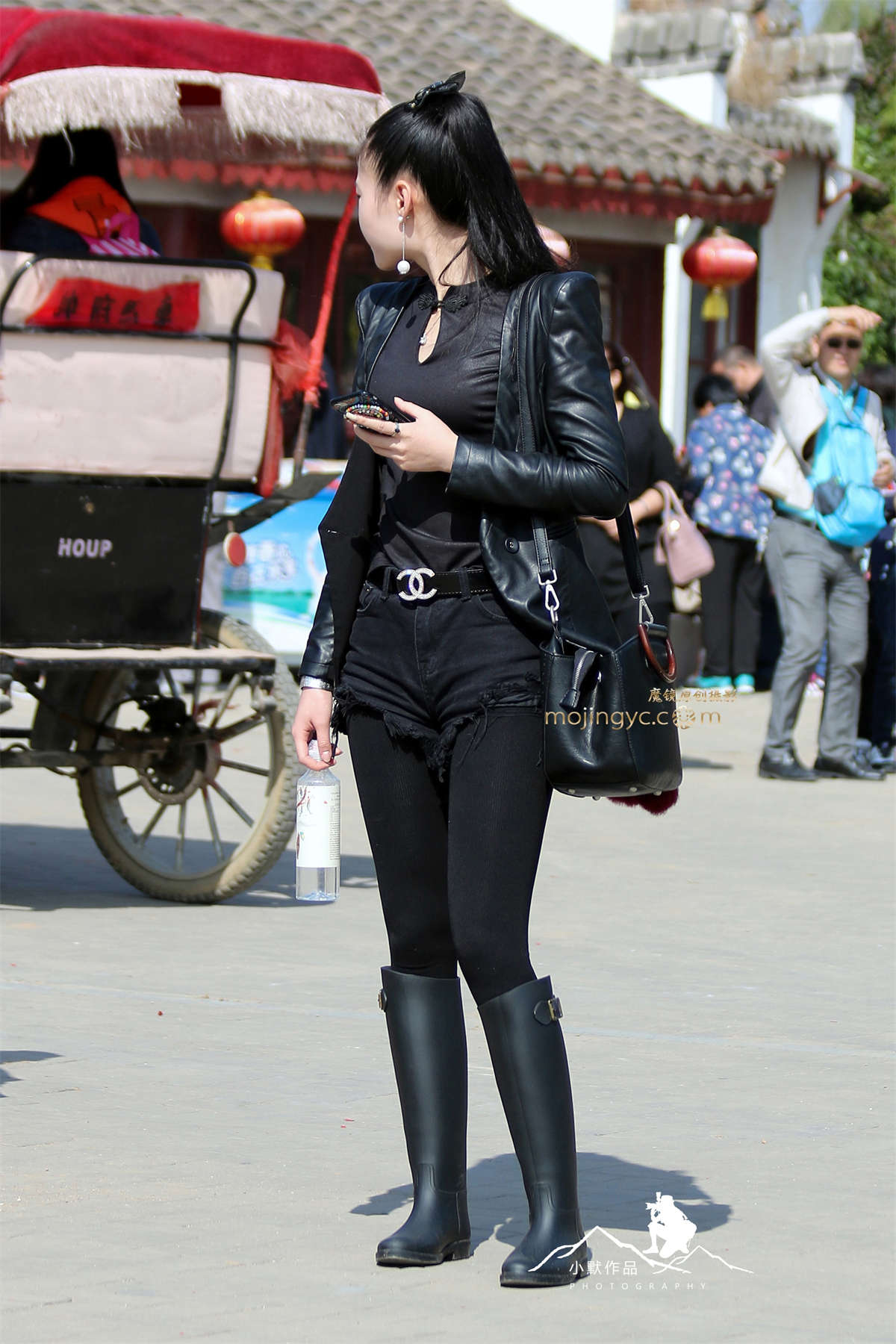 图片[2]-第908篇★热裤，靴子★-25P-日更街拍