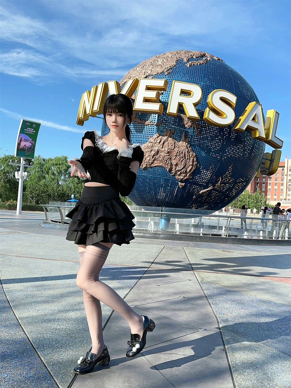 图片[2]-桜桃喵 – 灰丝-日更街拍