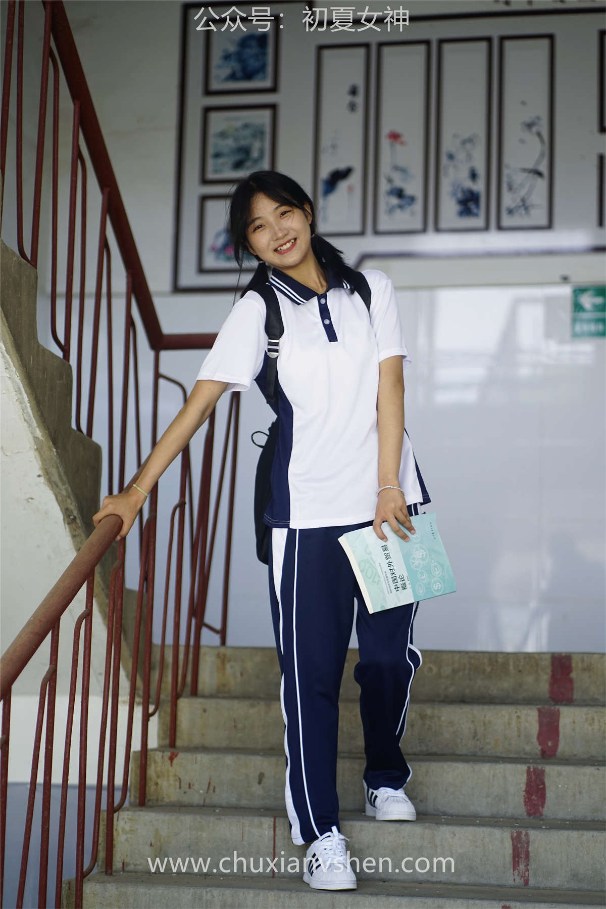 图片[2]-初夏女神 No.045 点点 旧梦青春-日更街拍