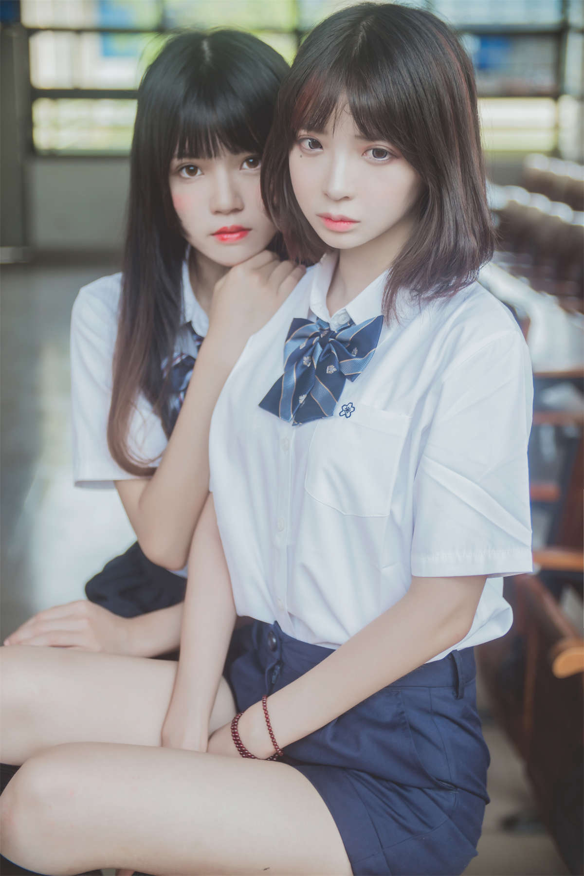 桜桃喵 – JK百合1-日更街拍