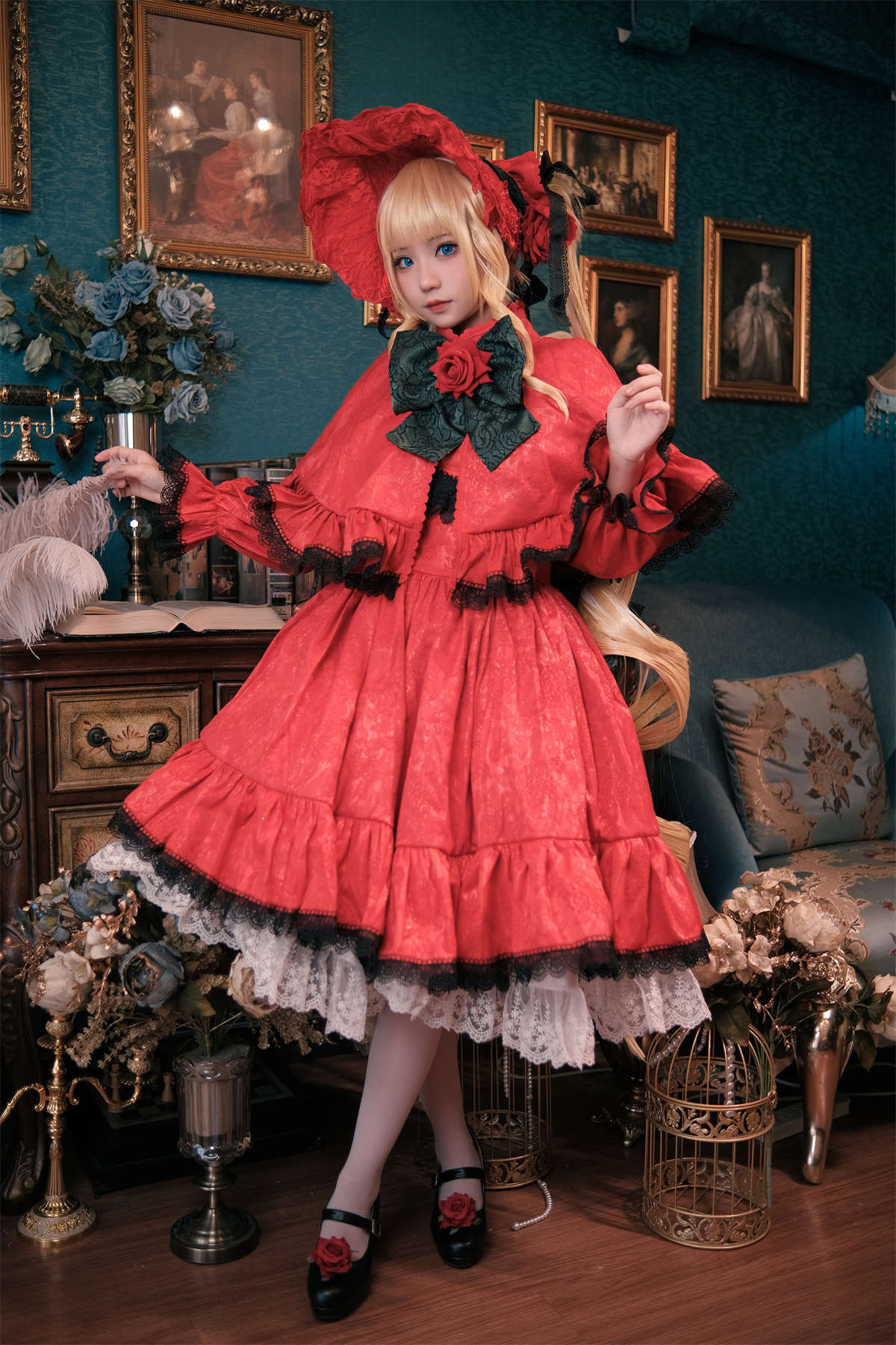 图片[2]-花柒Hana 蔷薇少女-日更街拍