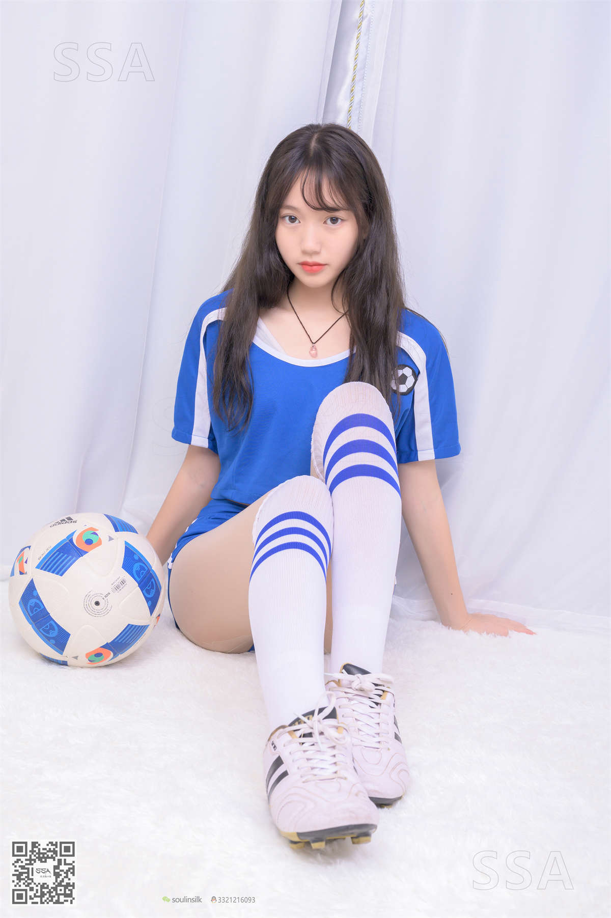 图片[2]-SSA丝社 NO.221 宝宝足球宝贝的初体验（上）-日更街拍