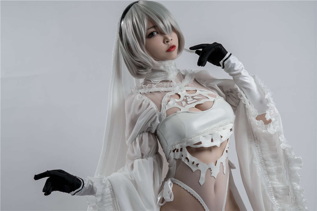 高产型Coser-二佐Nisa  2b同人花嫁-日更街拍