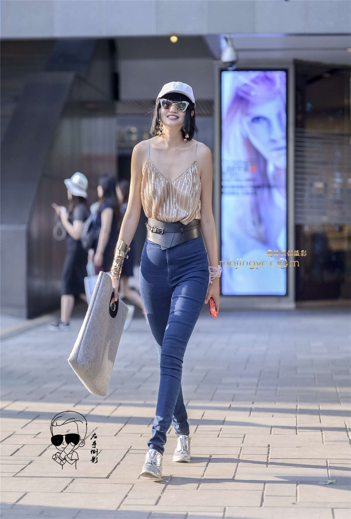 超级性感美模-日更街拍