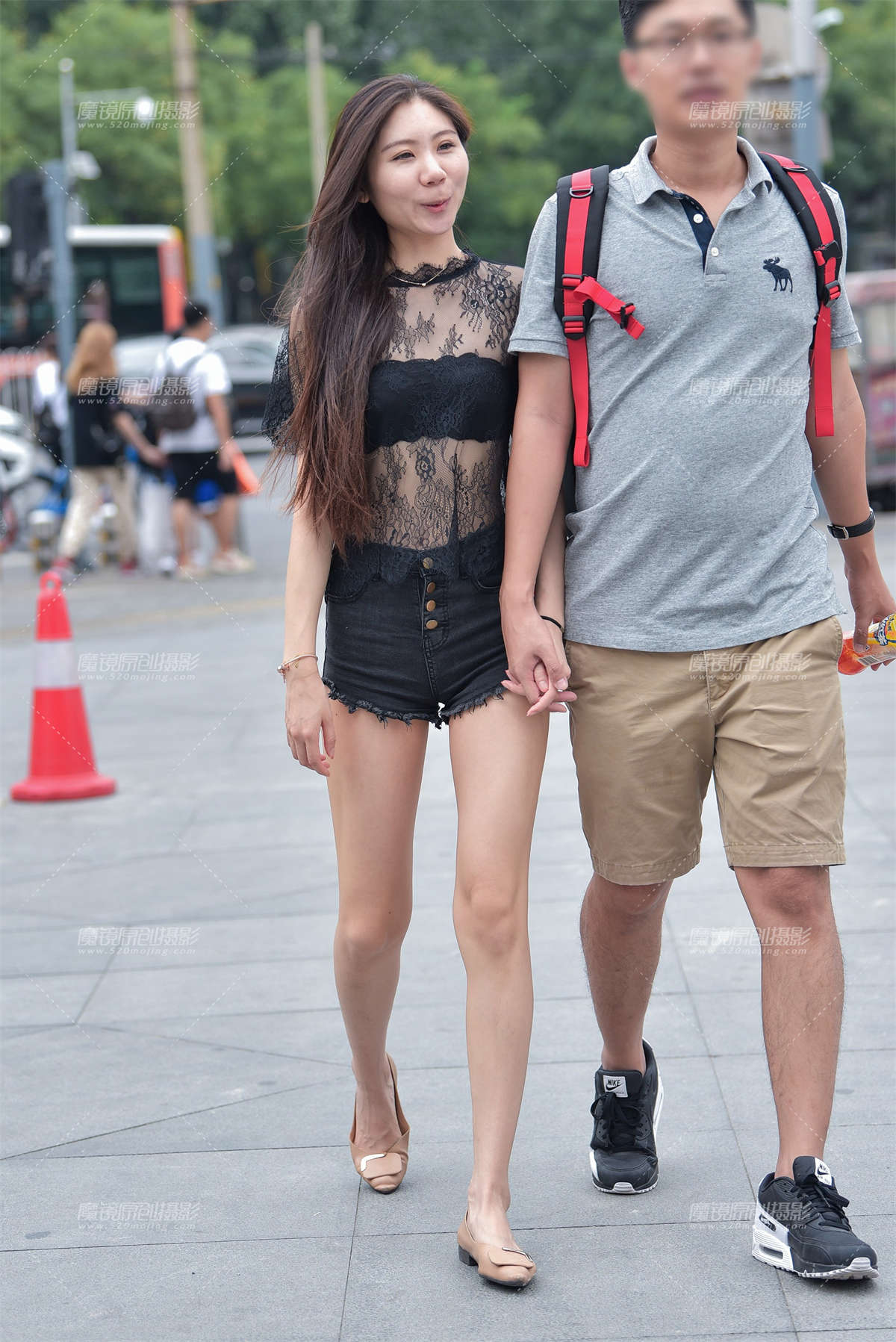 性感长腿热裤-日更街拍