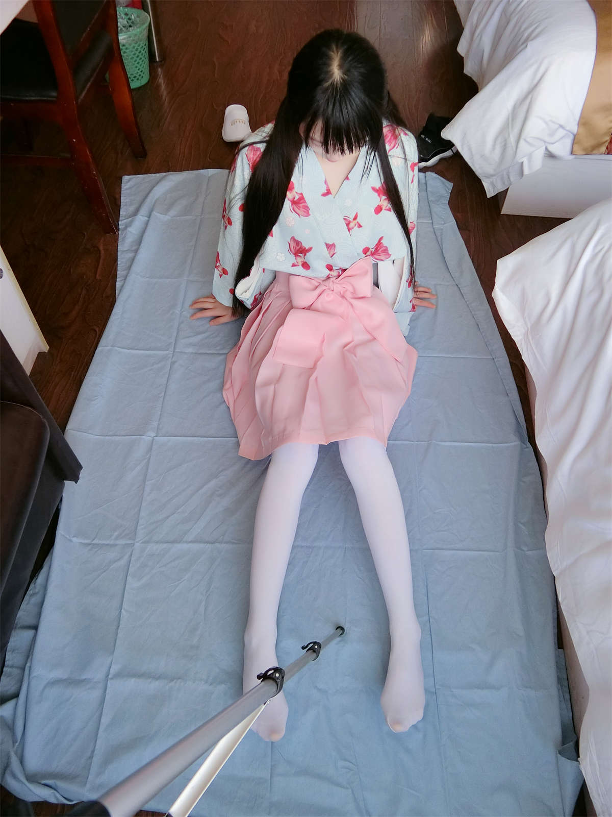 微博萌妹-西尔酱No.16 金鱼和服-日更街拍