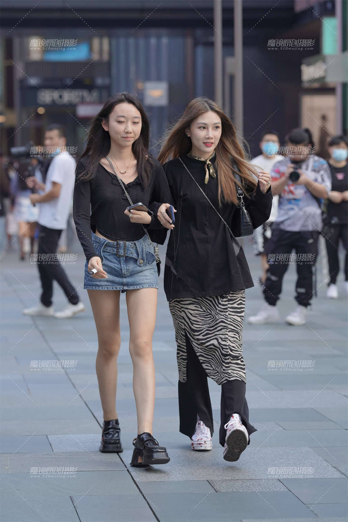 长腿美女-日更街拍