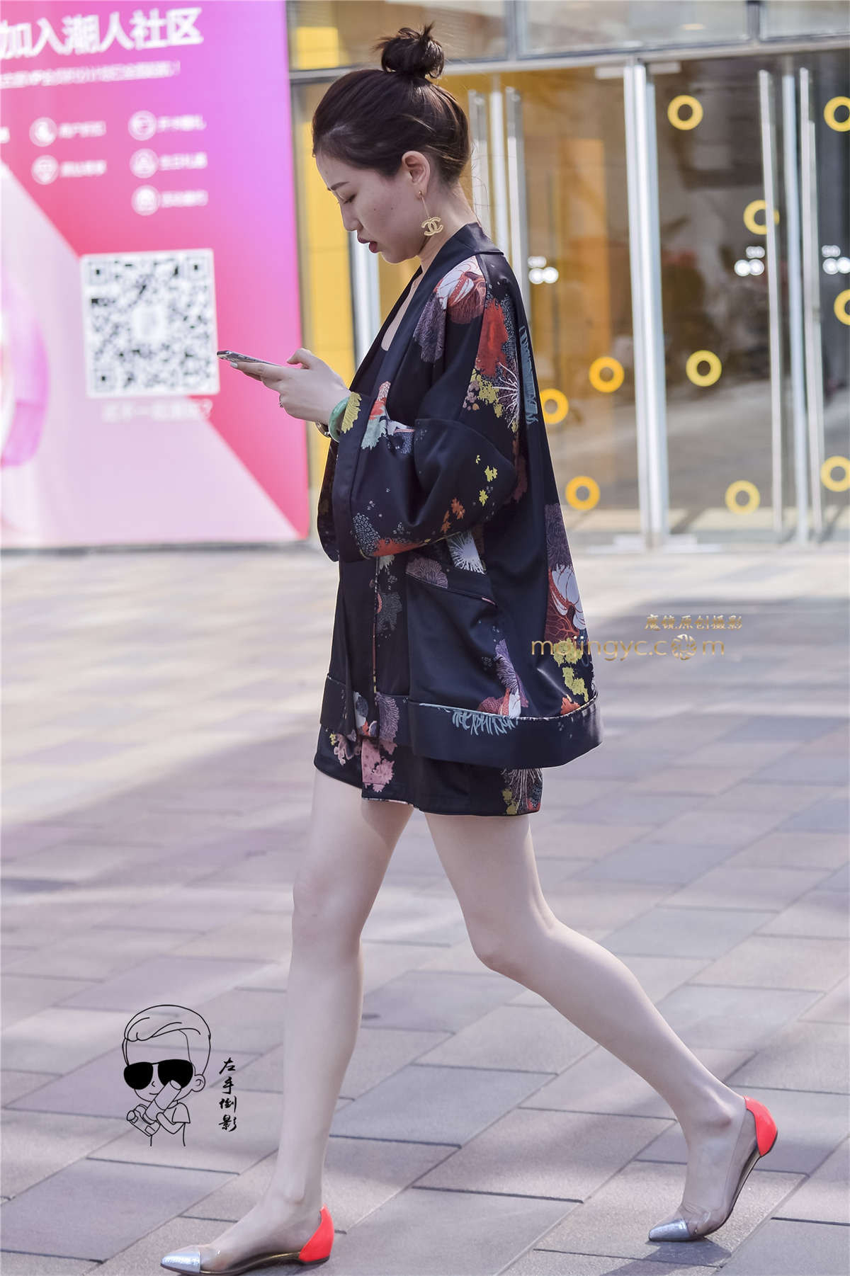 大长腿美女-日更街拍