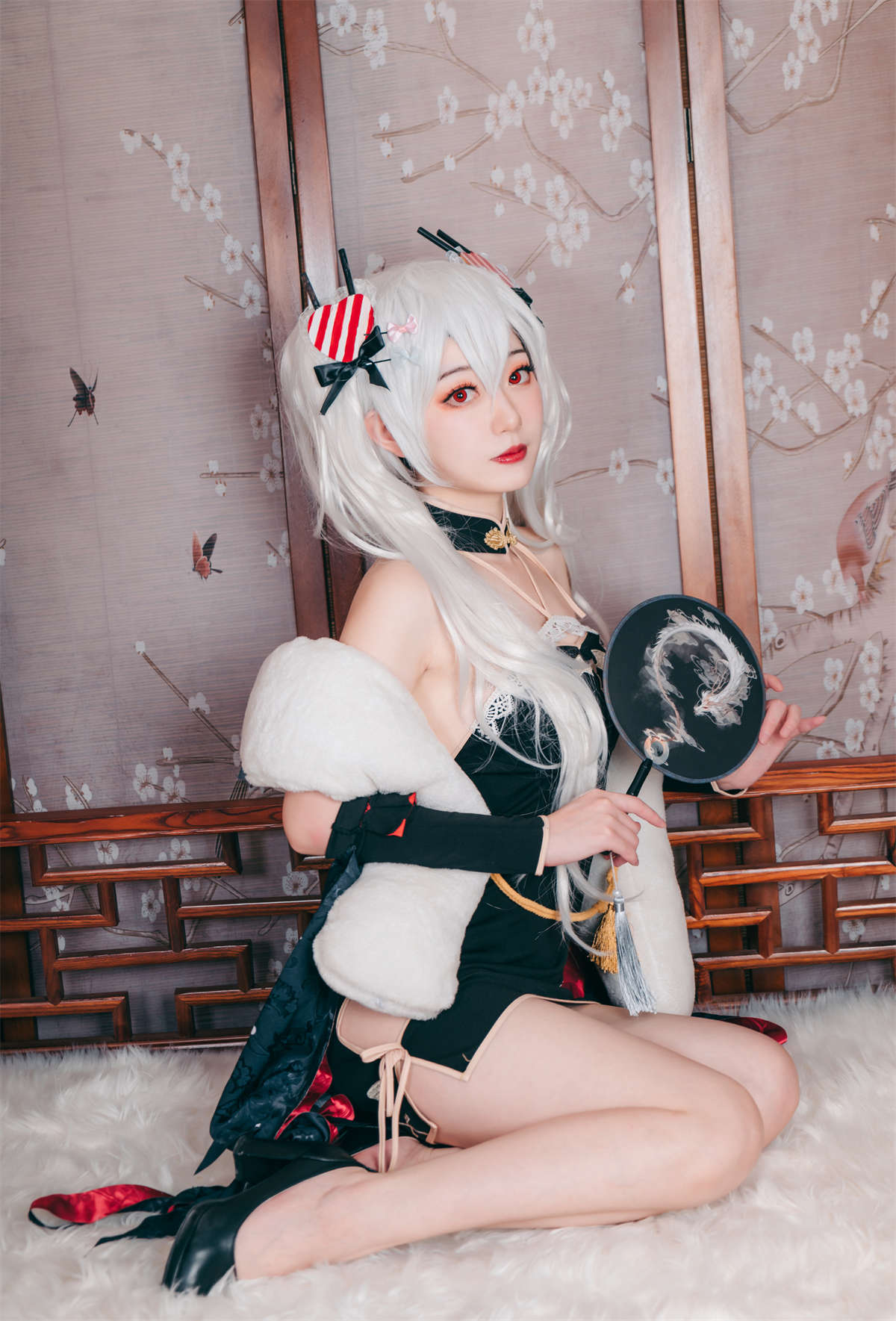 YITUYU艺图语 2023.05.16 吸血鬼旗袍 桃墨公子x-日更街拍