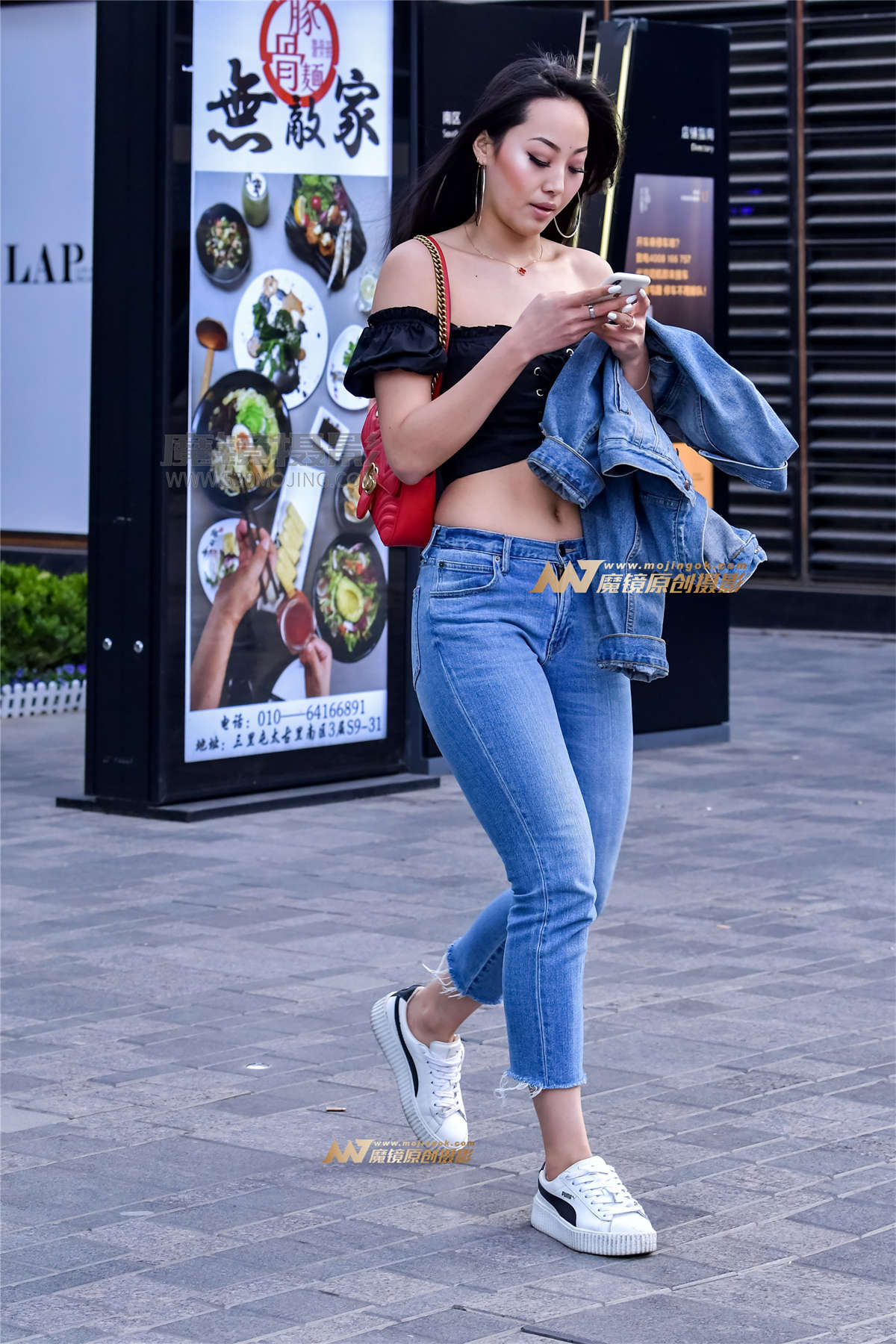 美胸性感美女-日更街拍