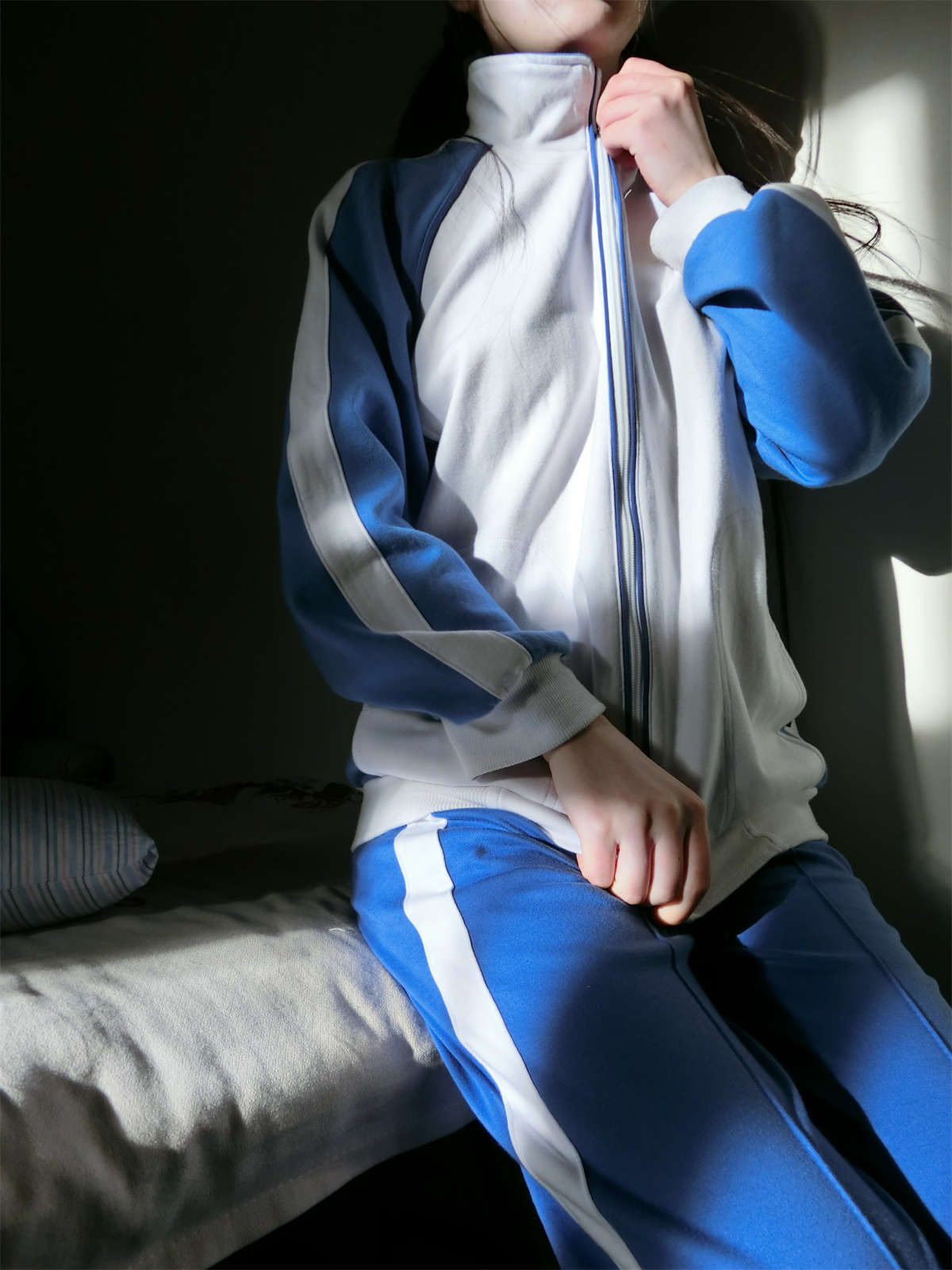 图片[2]-微博萌妹-西尔酱No.22 春季校服-日更街拍