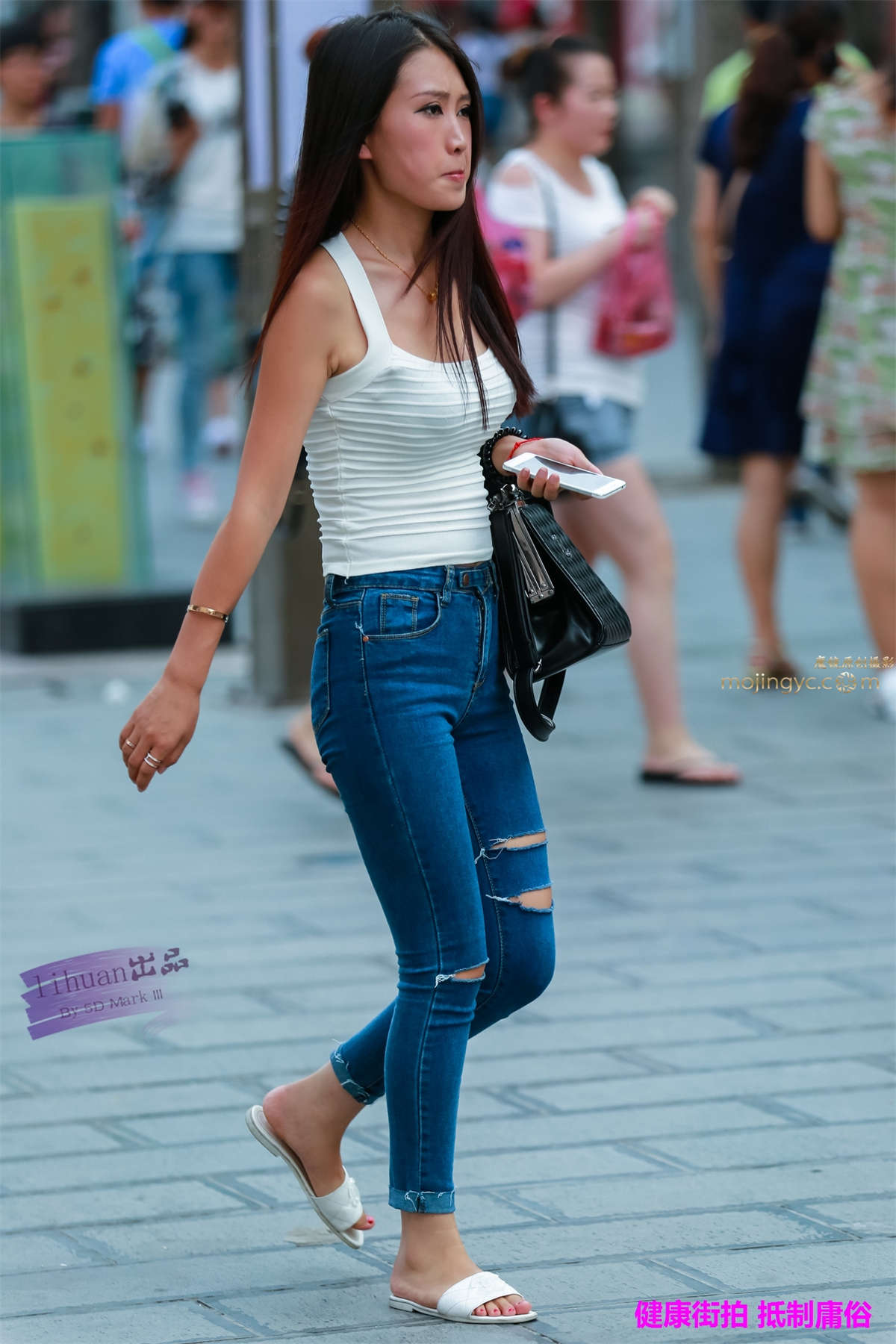 李欢原创-牛仔，丰腴（17P）-日更街拍