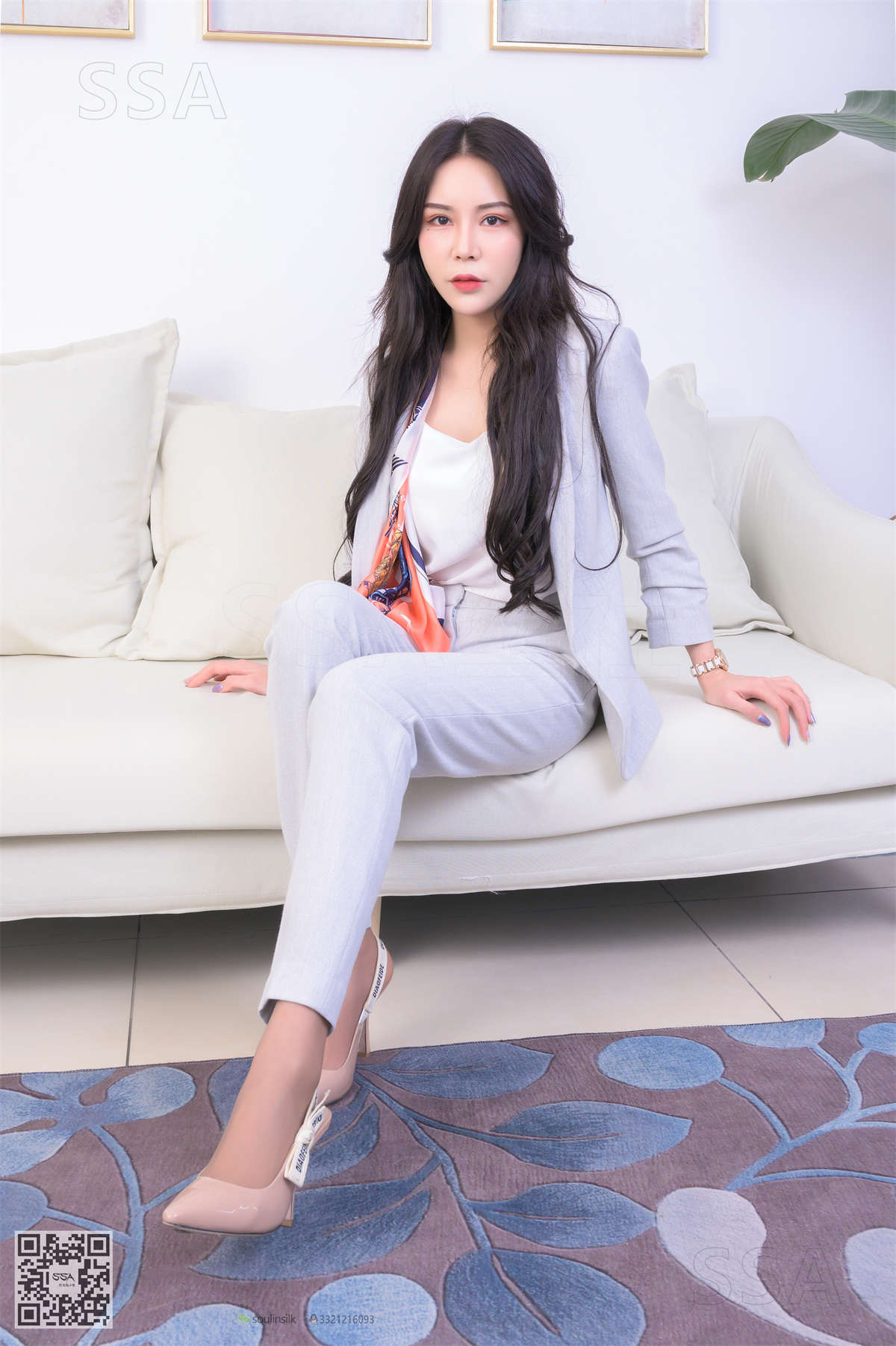图片[2]-SSA丝社 NO.228 御姐娜娜的咖啡香jio(上)-日更街拍