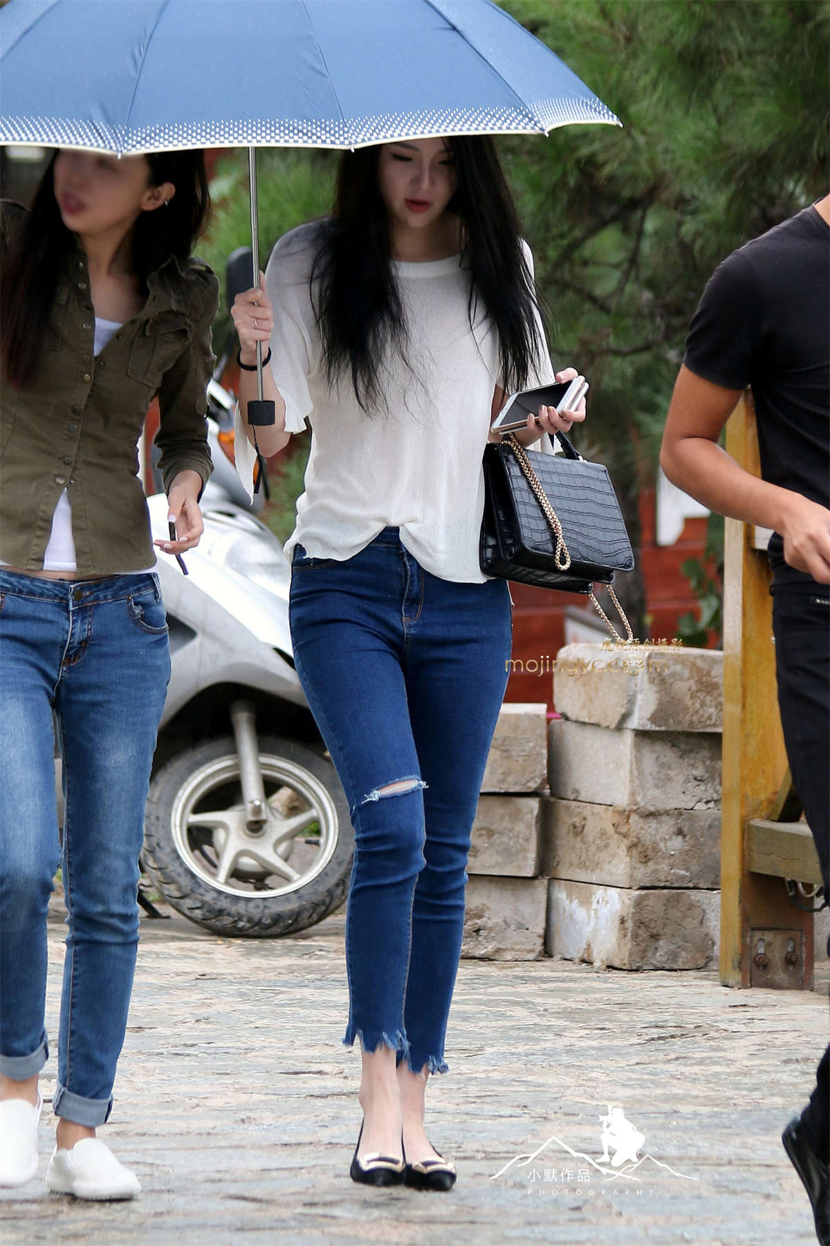 第1038篇★高挑蓝牛★-日更街拍