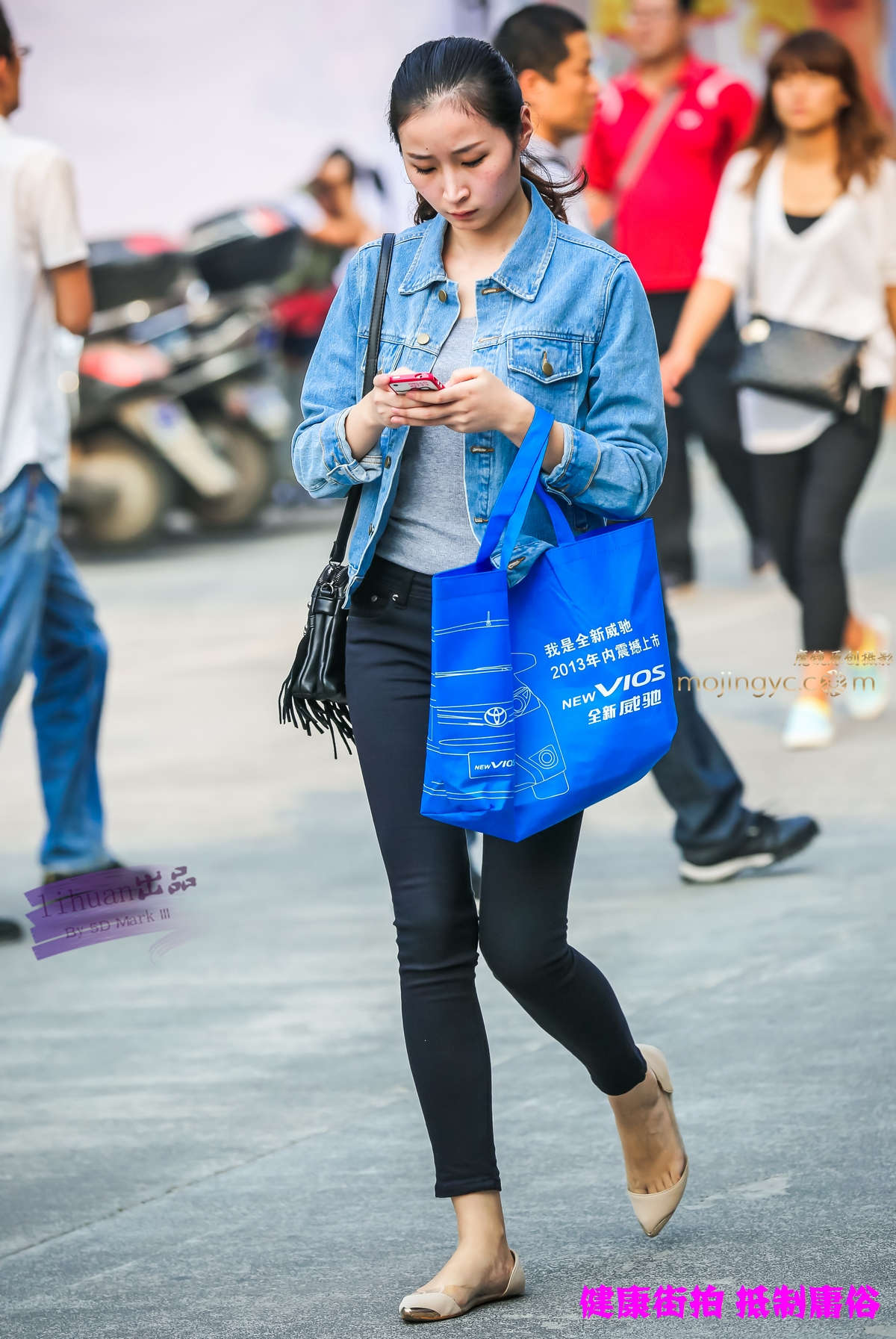 图片[2]-李欢原创-牛仔，紧翘（9P）-日更街拍