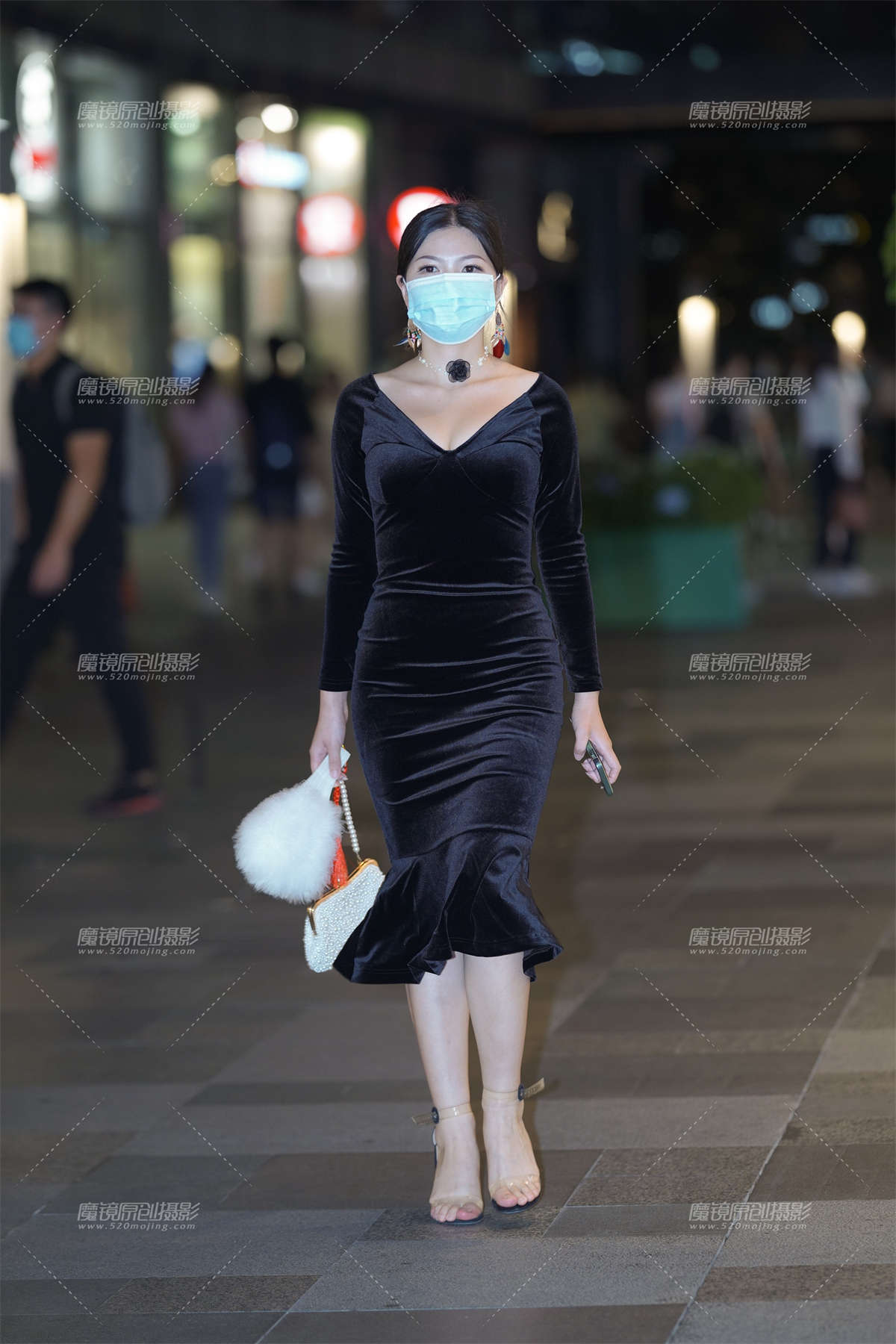 包臀长裙-日更街拍