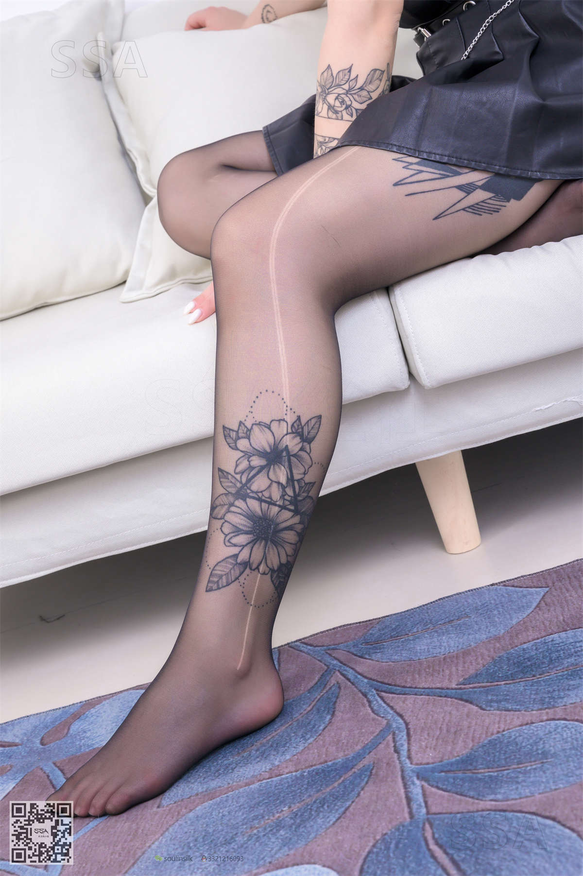 SSA丝社 NO.230 哈沙克斯坦妮可的皮裙-日更街拍