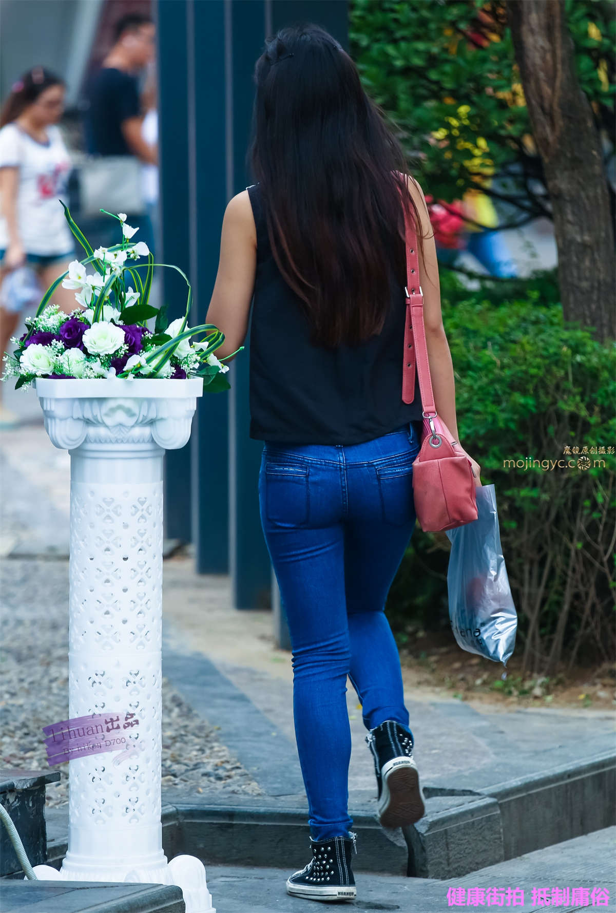 图片[2]-李欢原创-牛仔，紧翘（16P）-日更街拍