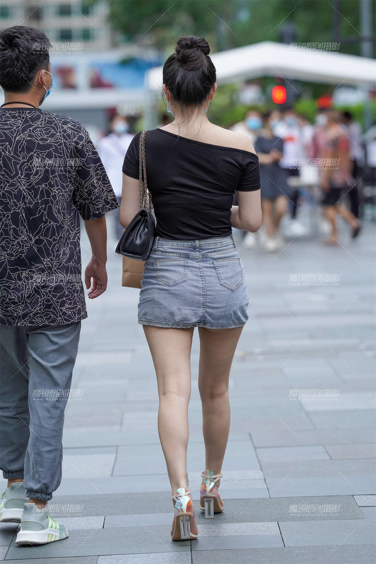 图片[2]-牛仔短裙-日更街拍