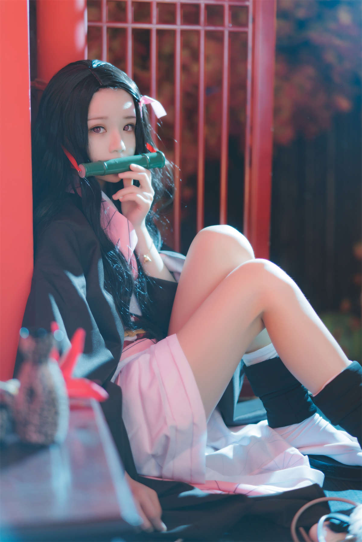 桜桃喵 – 灶门祢豆子-日更街拍