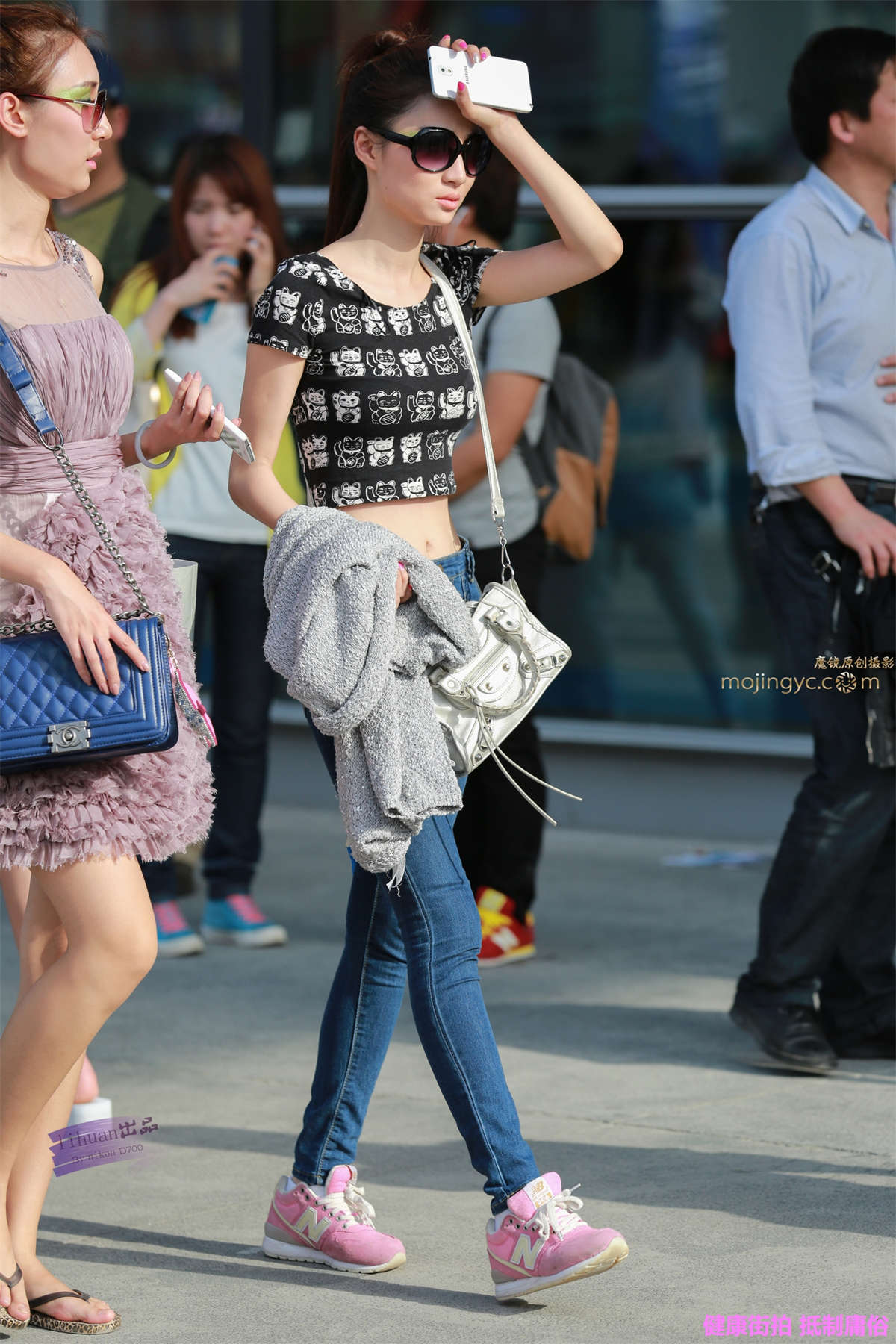 李欢原创-牛仔，美女（14P）-日更街拍