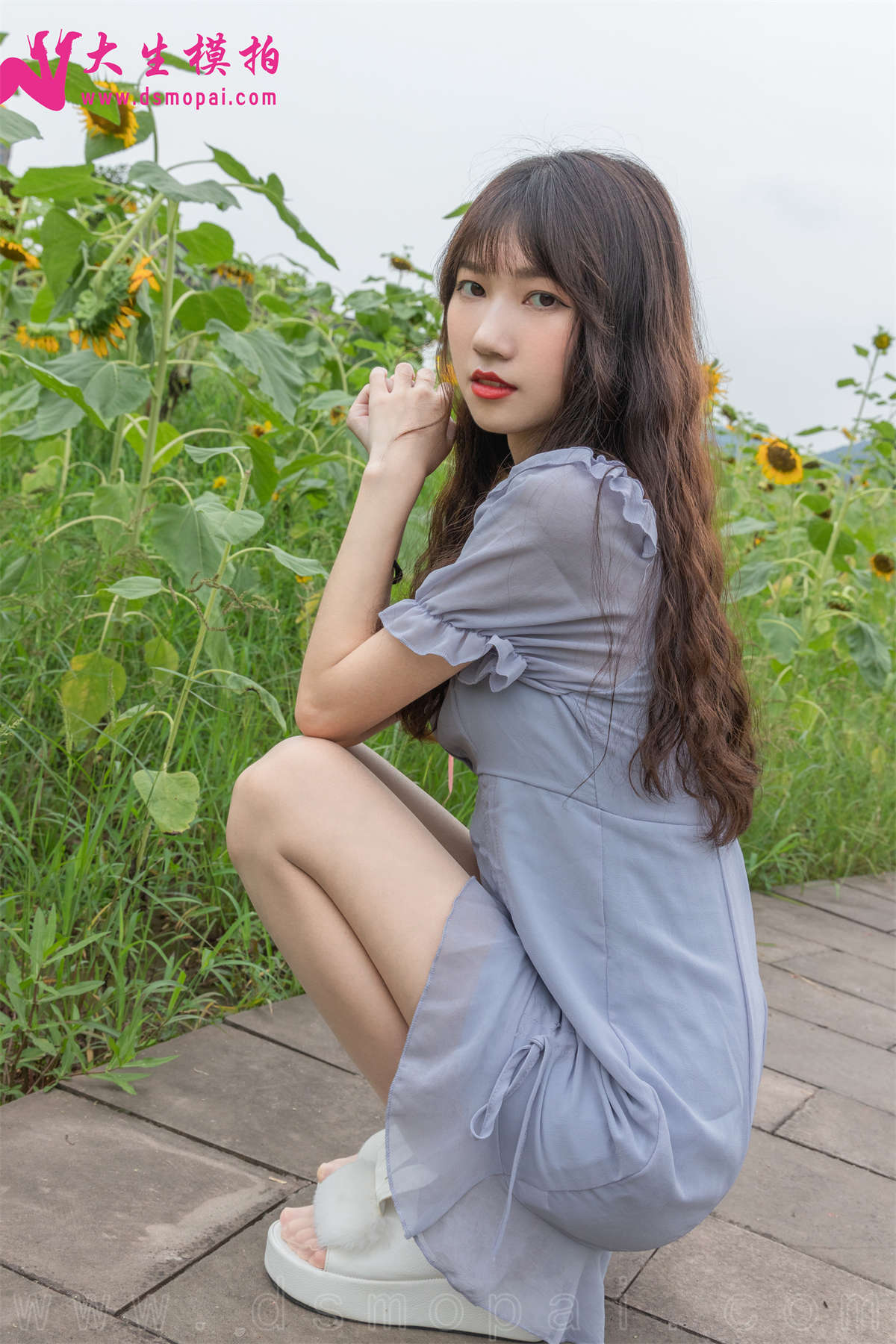 图片[2]-大生模拍 NO.235 婉欣 向日葵女孩-日更街拍