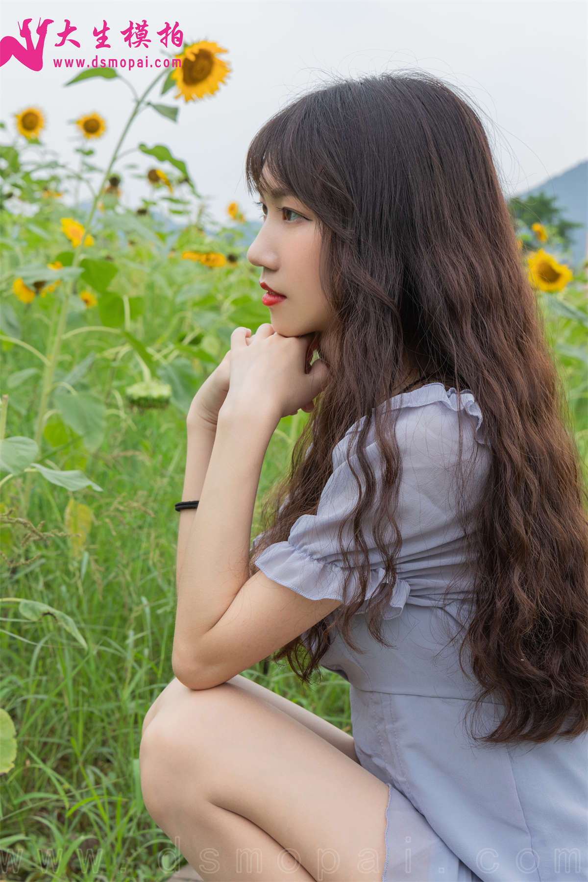 大生模拍 NO.235 婉欣 向日葵女孩-日更街拍