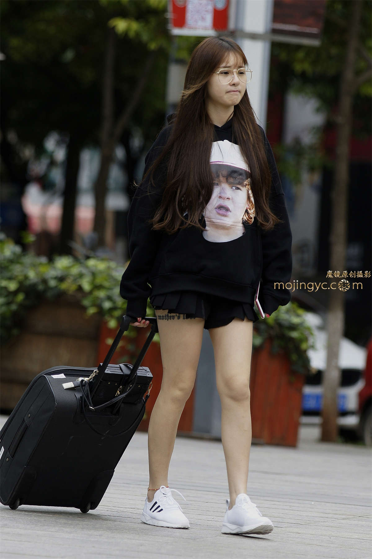 魔镜街拍大赛大卫『27』[17+1P]-日更街拍