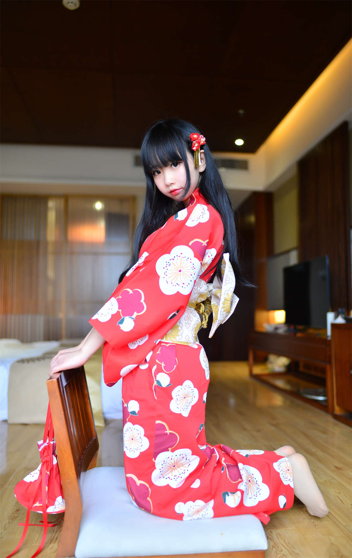 知名Coser-雪琪SAMA No.40 和服-日更街拍