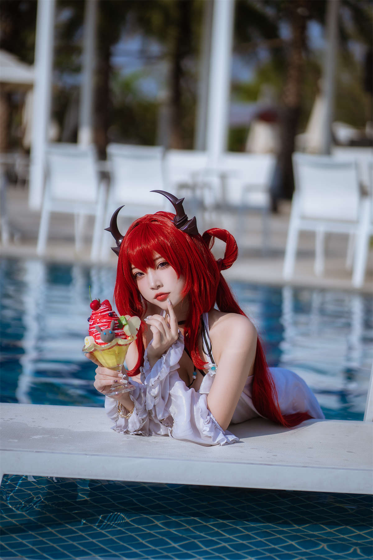 图片[2]-高产型Coser-二佐Nisa 泰拉夏日纪事 史尔特尔泳装-日更街拍