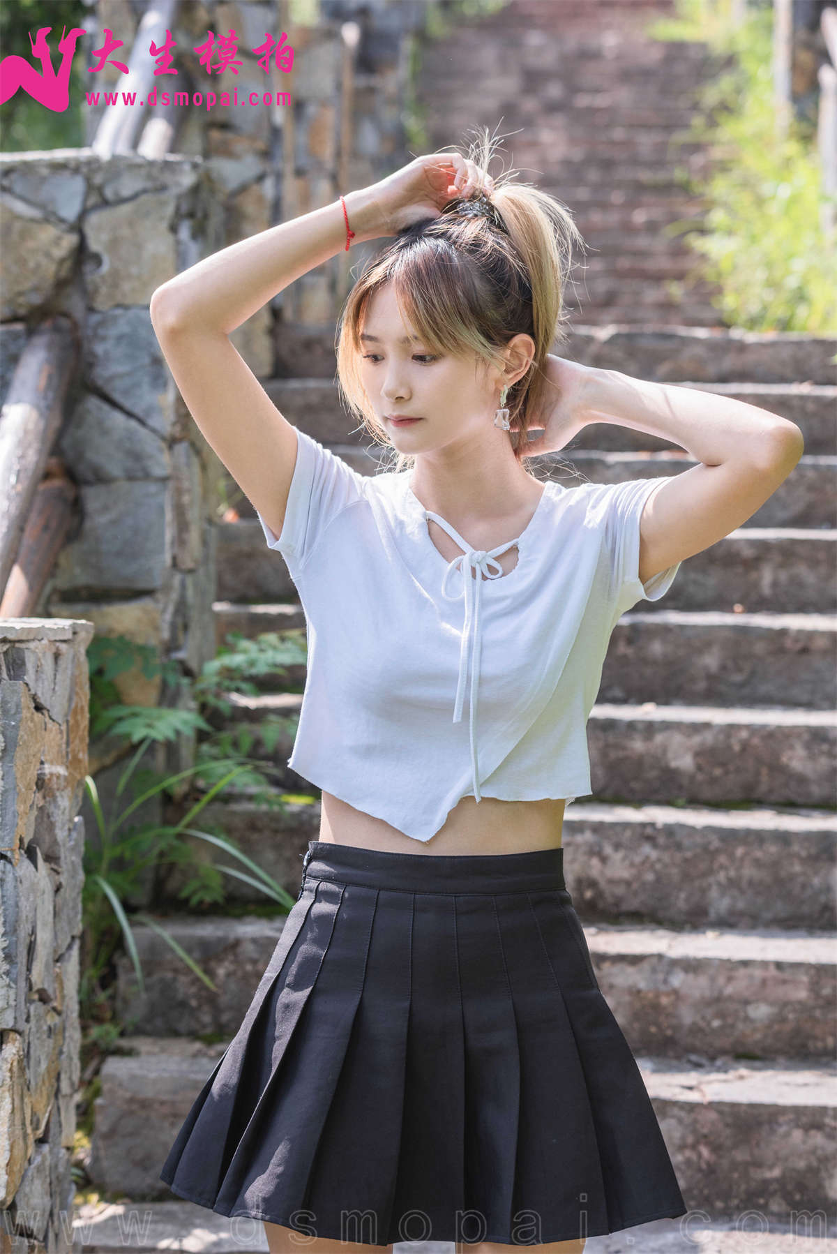 大生模拍 NO.238 可可 初恋脸-日更街拍