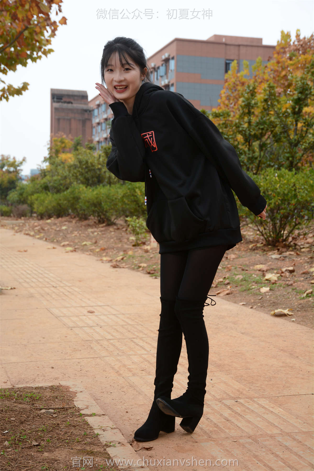 图片[2]-初夏女神 NO.135 安妮 浅看红枫-日更街拍