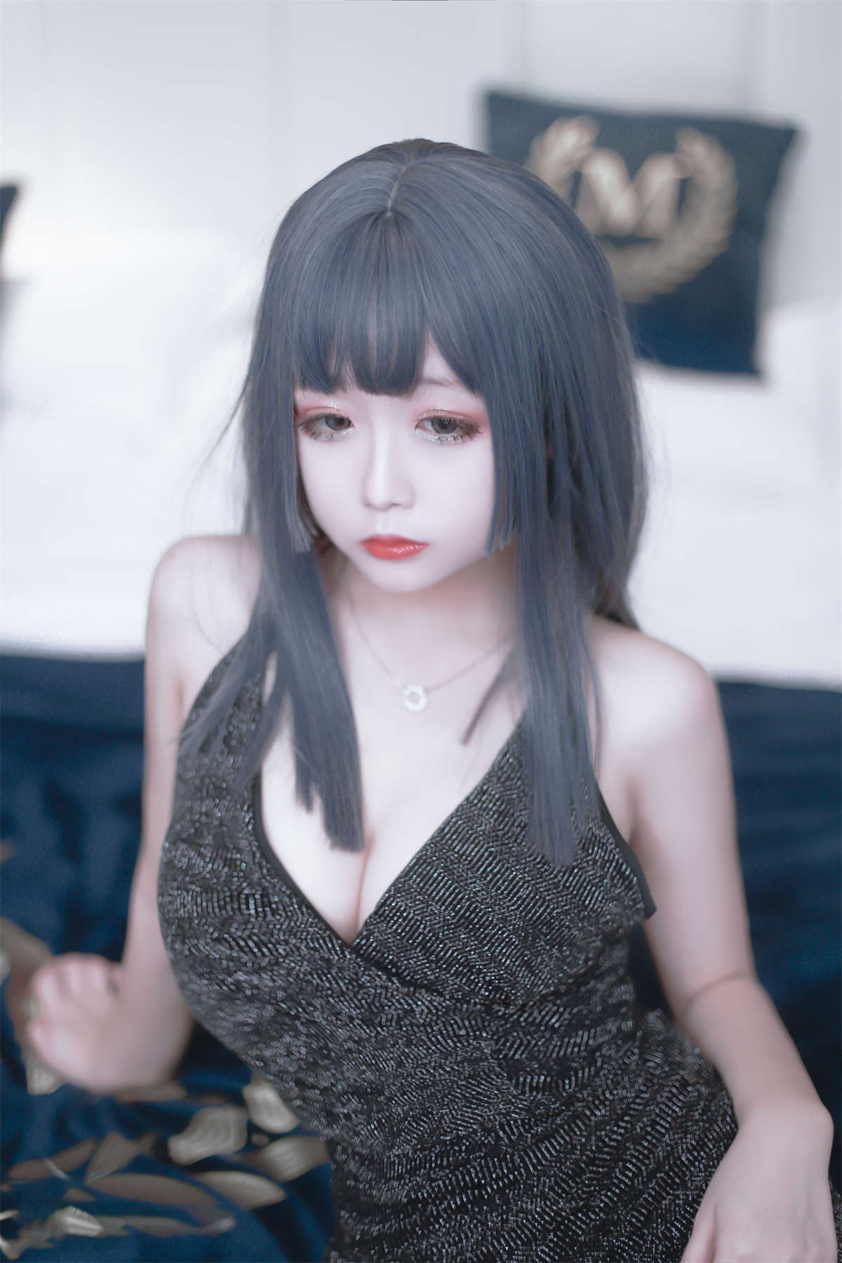 椎名莜 No.25 黑色礼服-日更街拍
