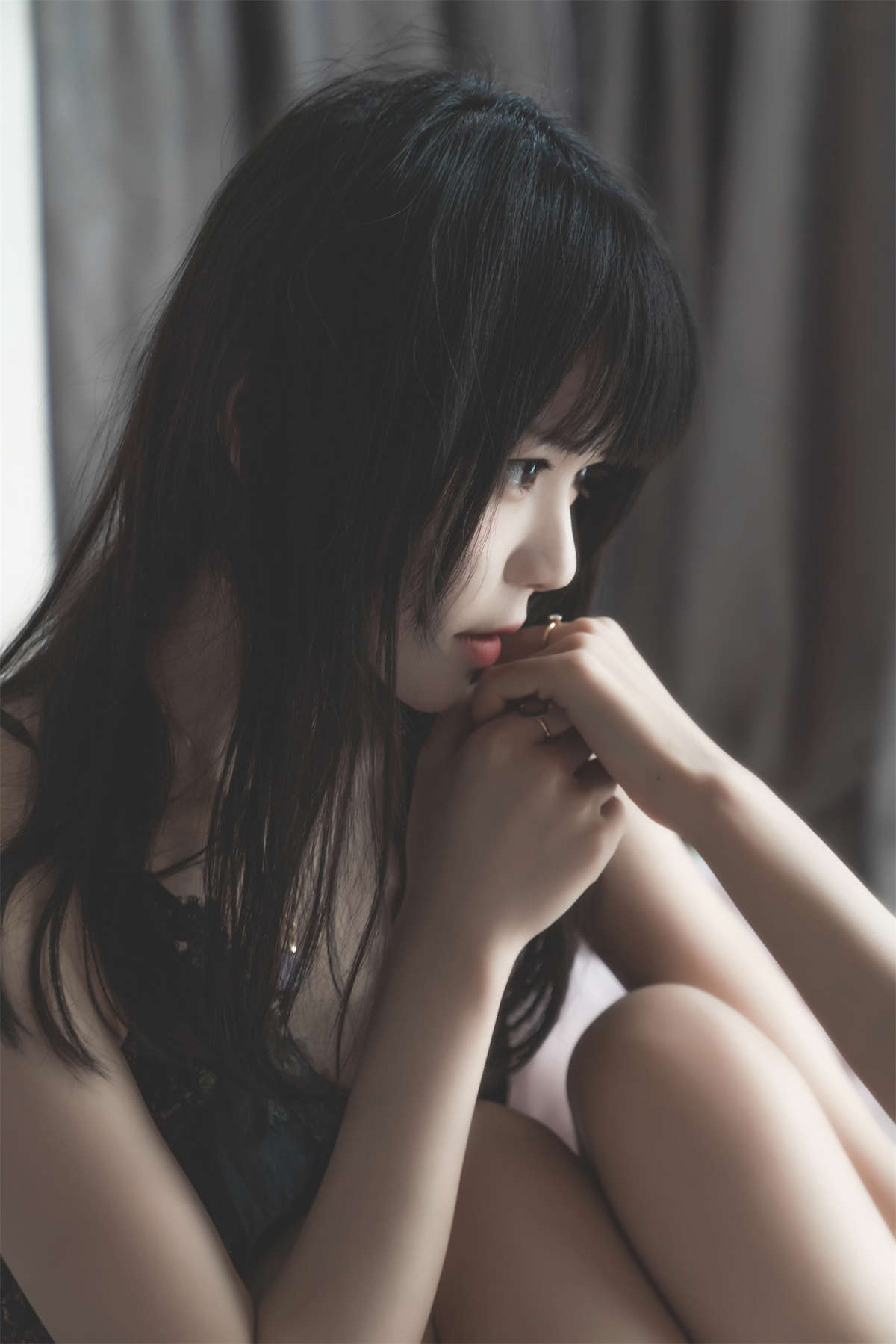 图片[2]-桜桃喵 – 暮(黑裙×妹抖)-日更街拍