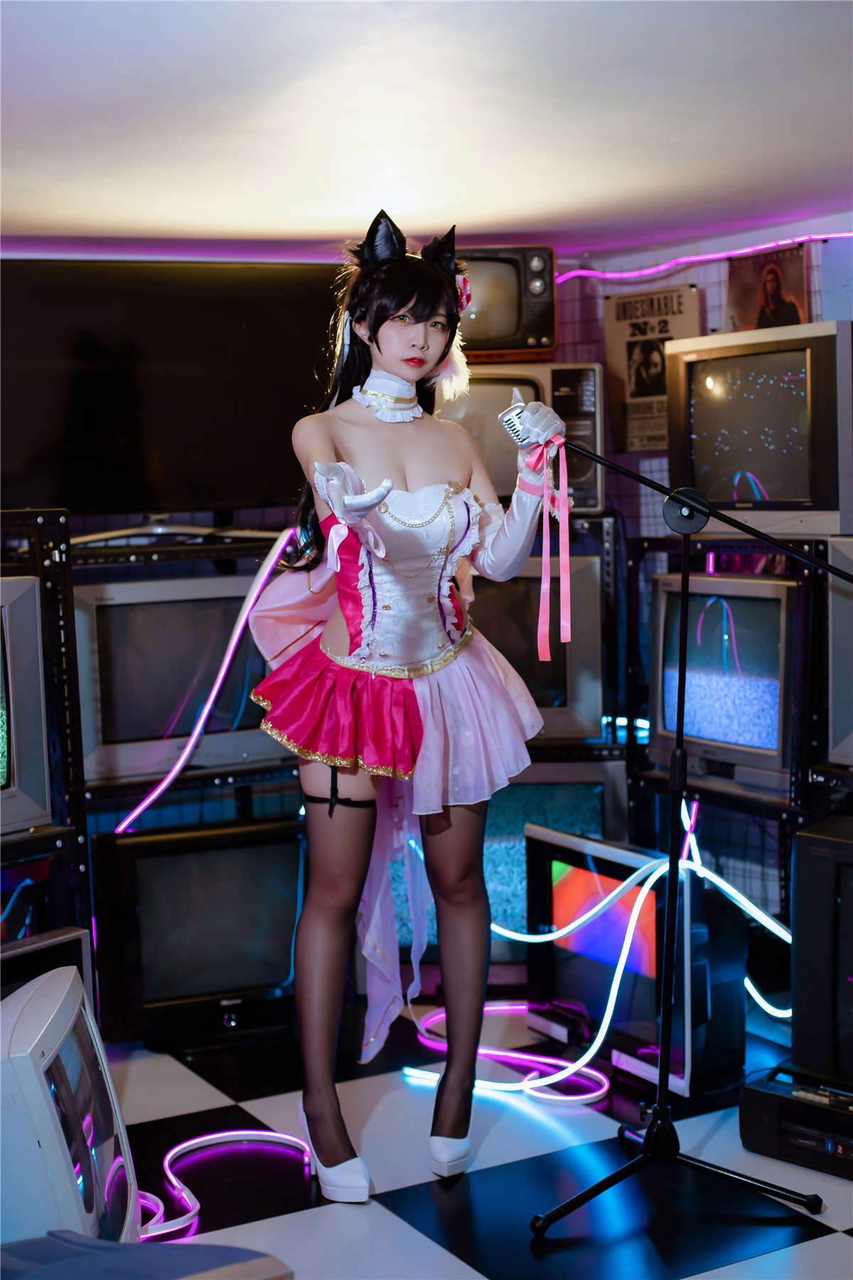 高产型Coser-二佐Nisa  碧蓝爱宕打歌服-日更街拍