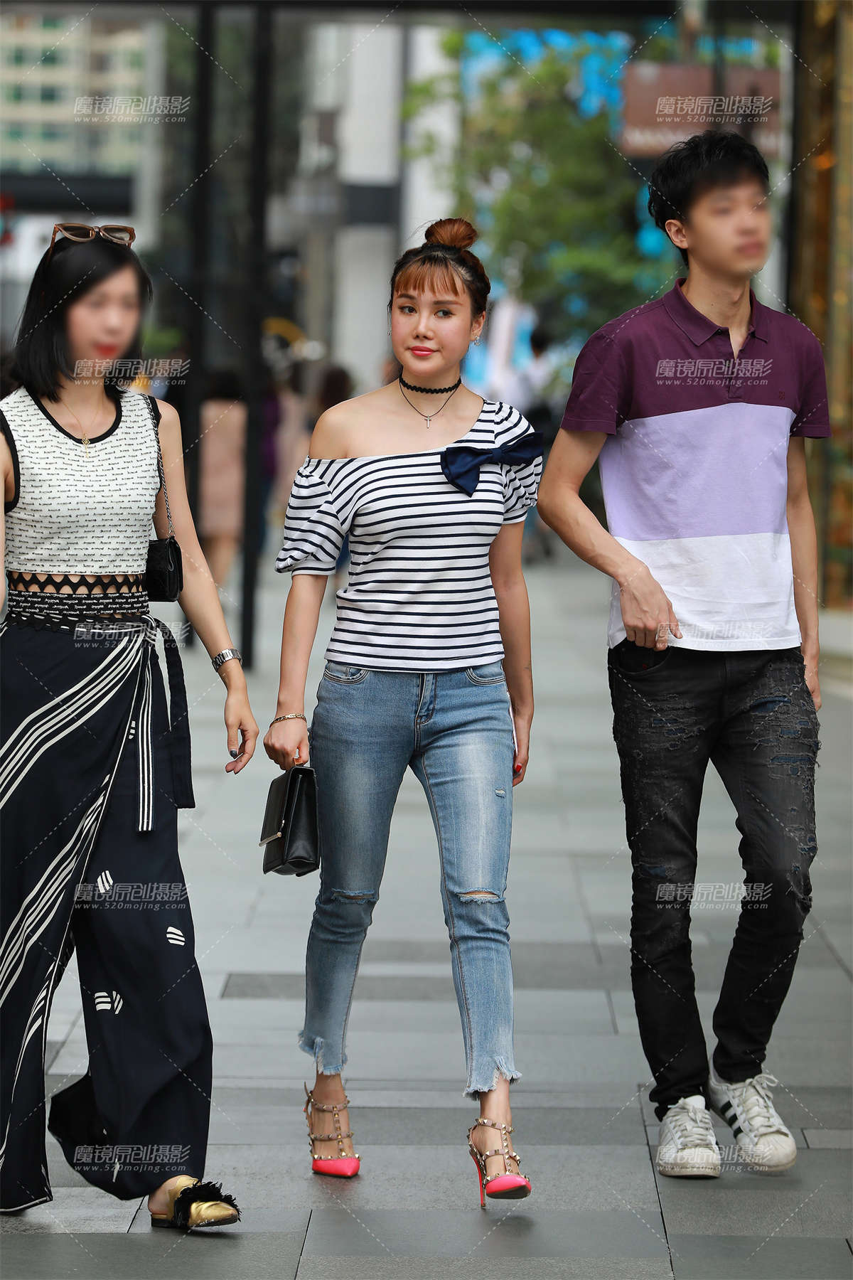 铅笔紧牛，细高跟__-日更街拍