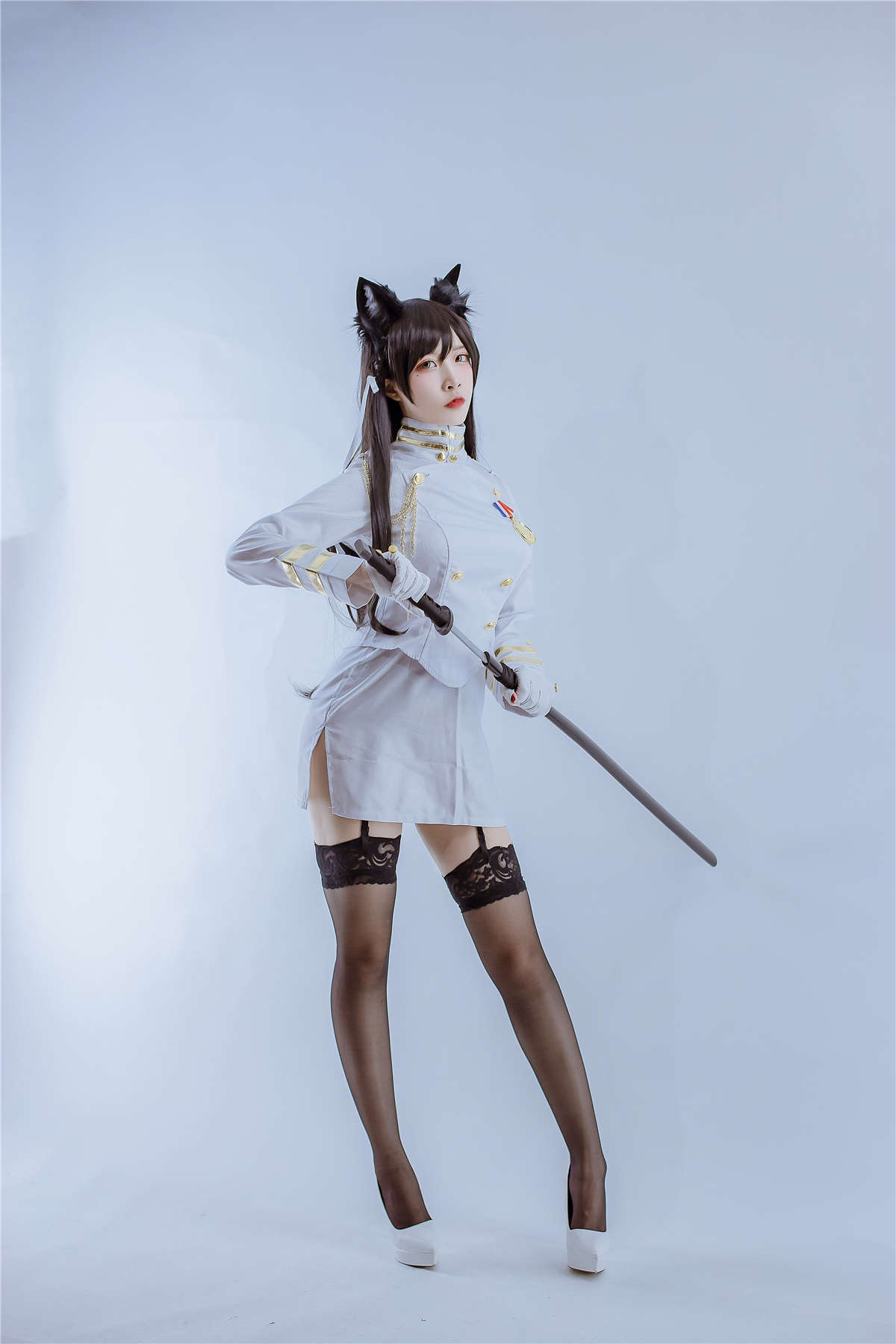 高产型Coser-二佐Nisa  碧蓝爱宕军装-日更街拍