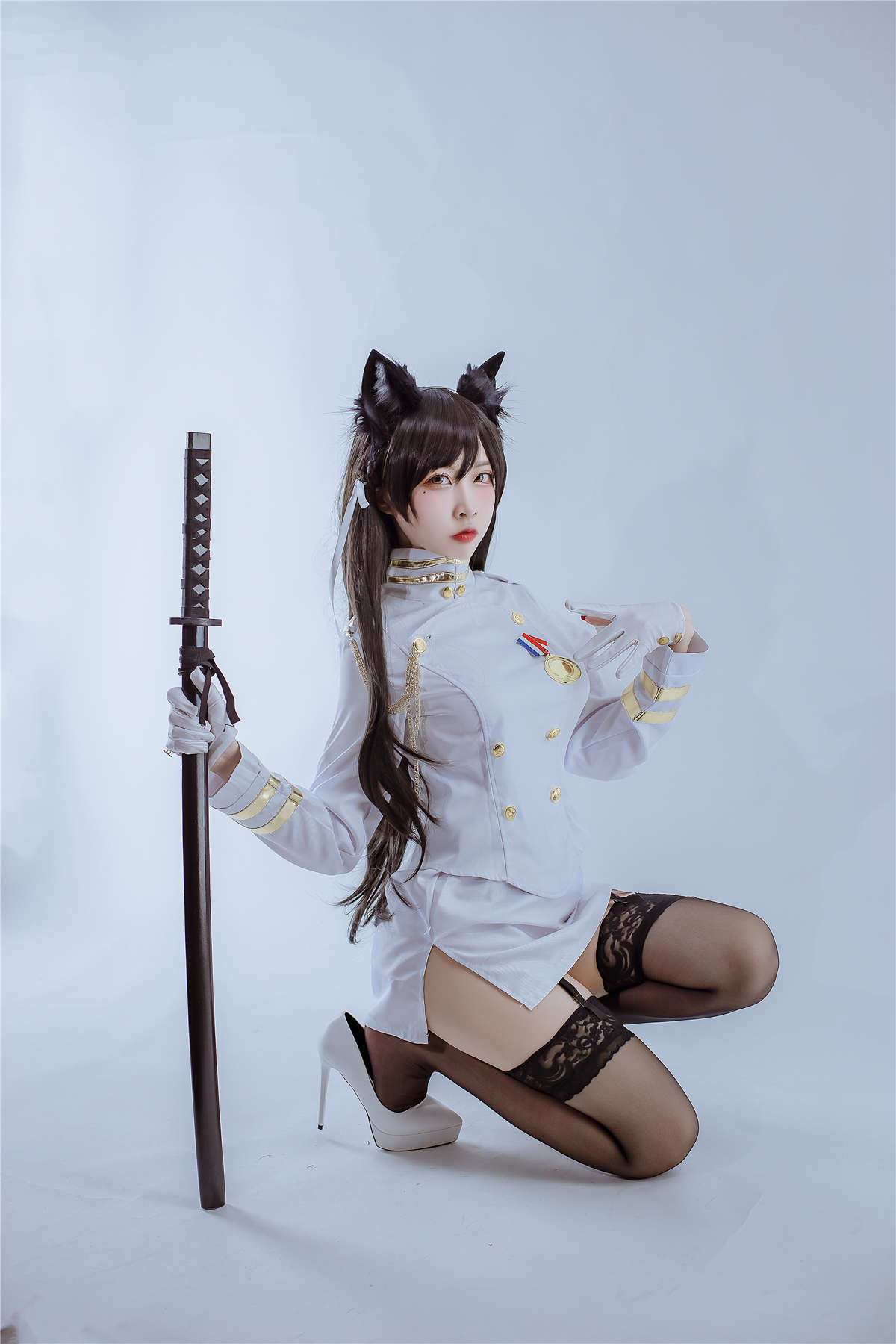 图片[2]-高产型Coser-二佐Nisa  碧蓝爱宕军装-日更街拍