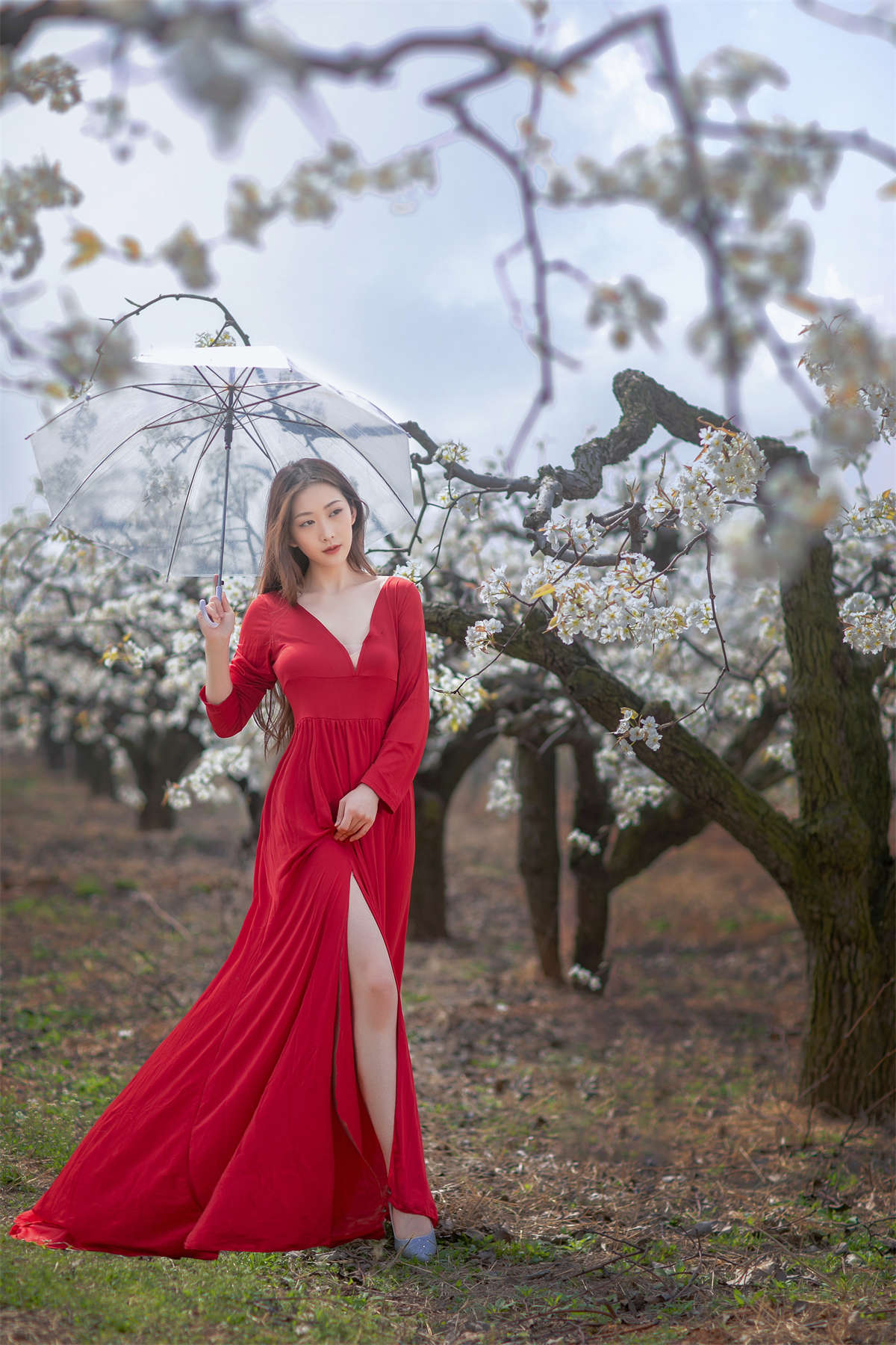 YITUYU艺图语 2021.12.22 一袭红妆拂梨花 如意-日更街拍