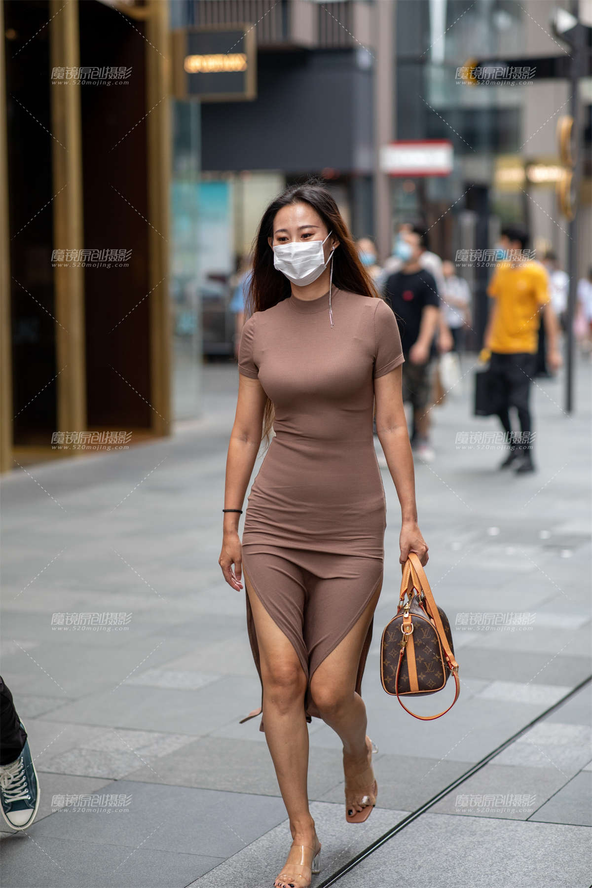 性感修身裙-日更街拍