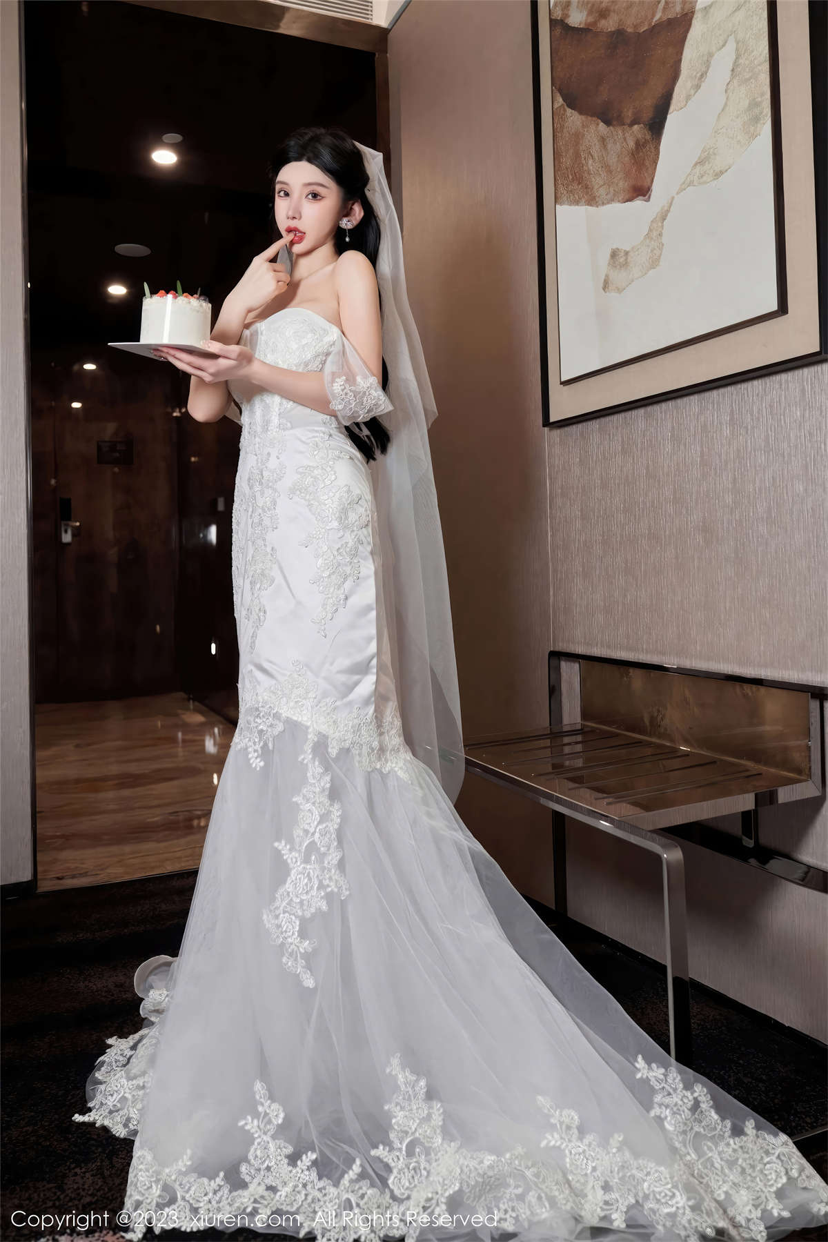 图片[2]-Xiuren秀人网 2023.09.28 No.7463 周于希-日更街拍