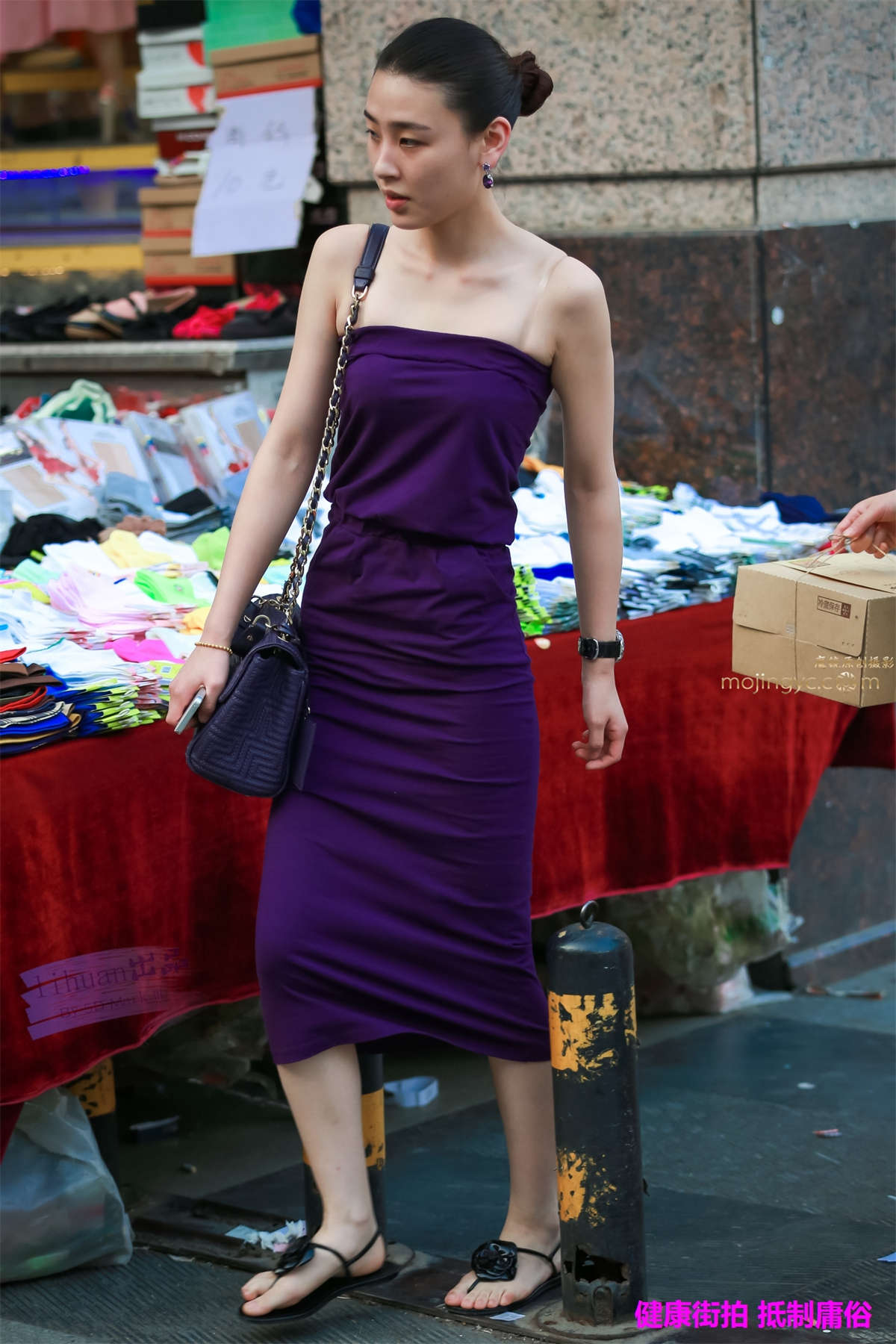 李欢原创-紫色一步裙（10P）-日更街拍