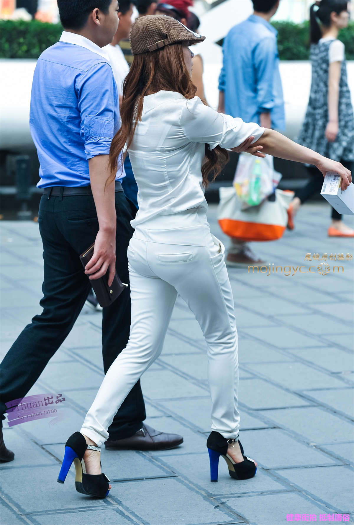 图片[2]-李欢原创-白裤，丰腴（12P）-日更街拍