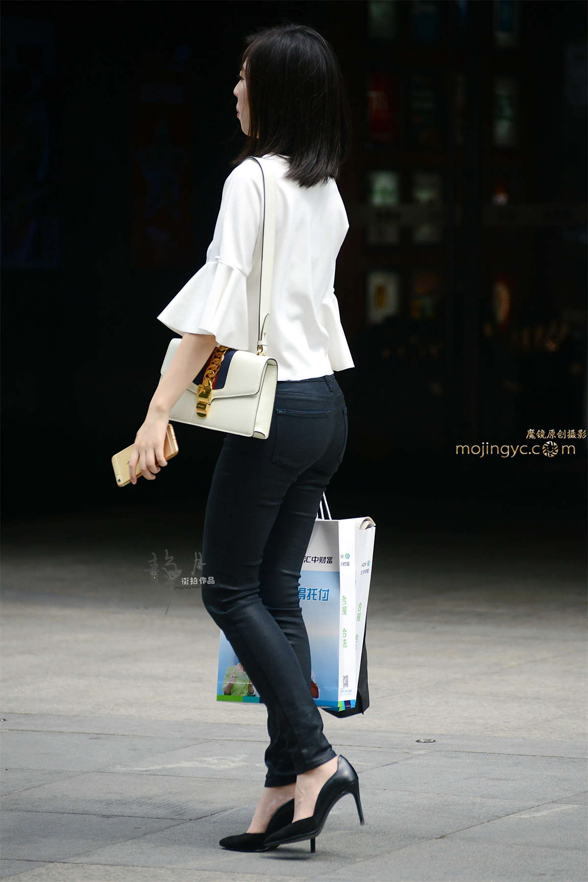 图片[2]-【静月街拍】短发妹子-（18P）-日更街拍