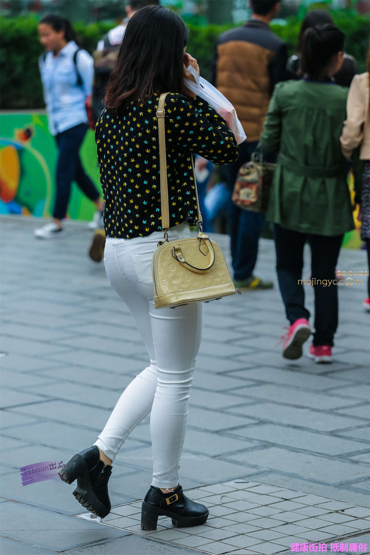 图片[2]-李欢原创-白裤，丰腴（12P）-日更街拍