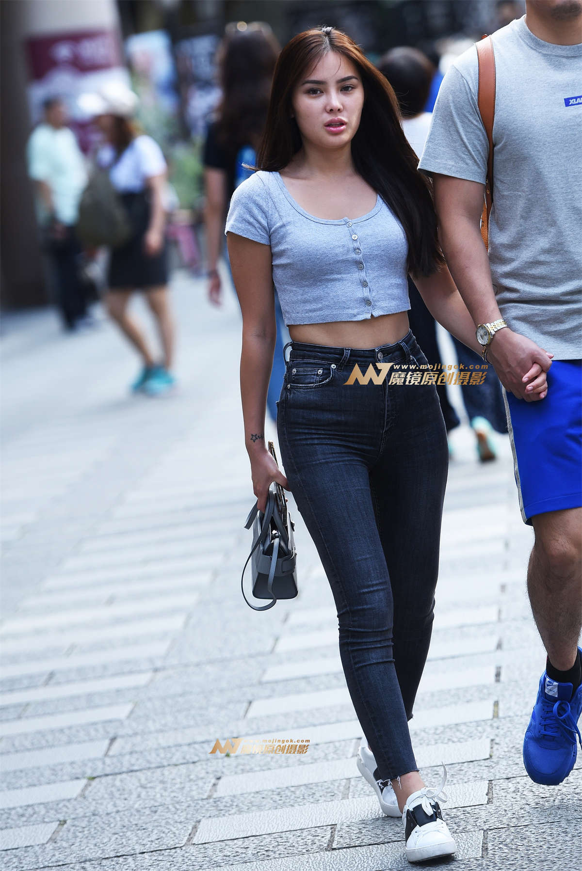 【咔喳赛贴】牛仔妹妹-日更街拍