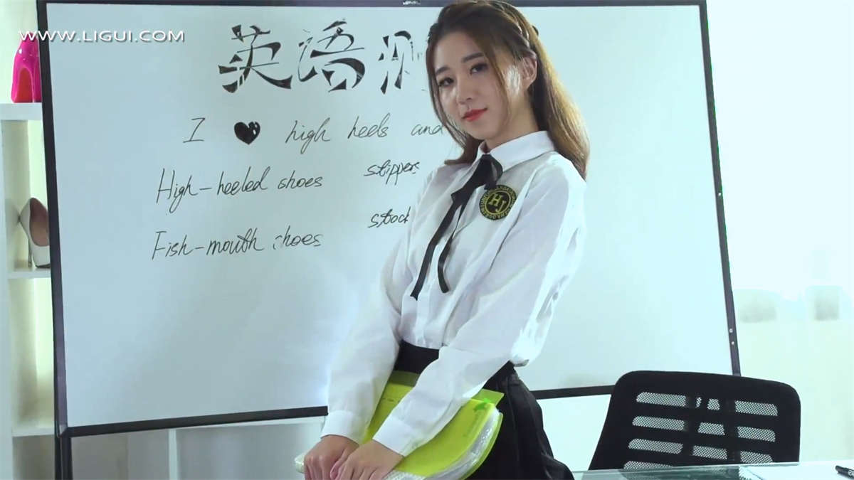 图片[2]-Ligui丽柜视频 2020.12.15 见习文秘 程程-日更街拍
