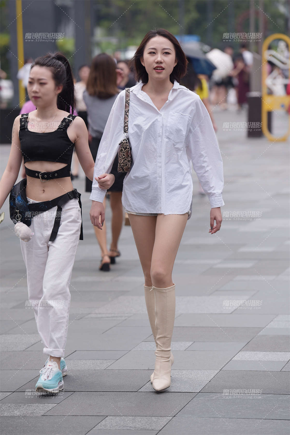 【慕容笙赛贴】这腿好白-日更街拍